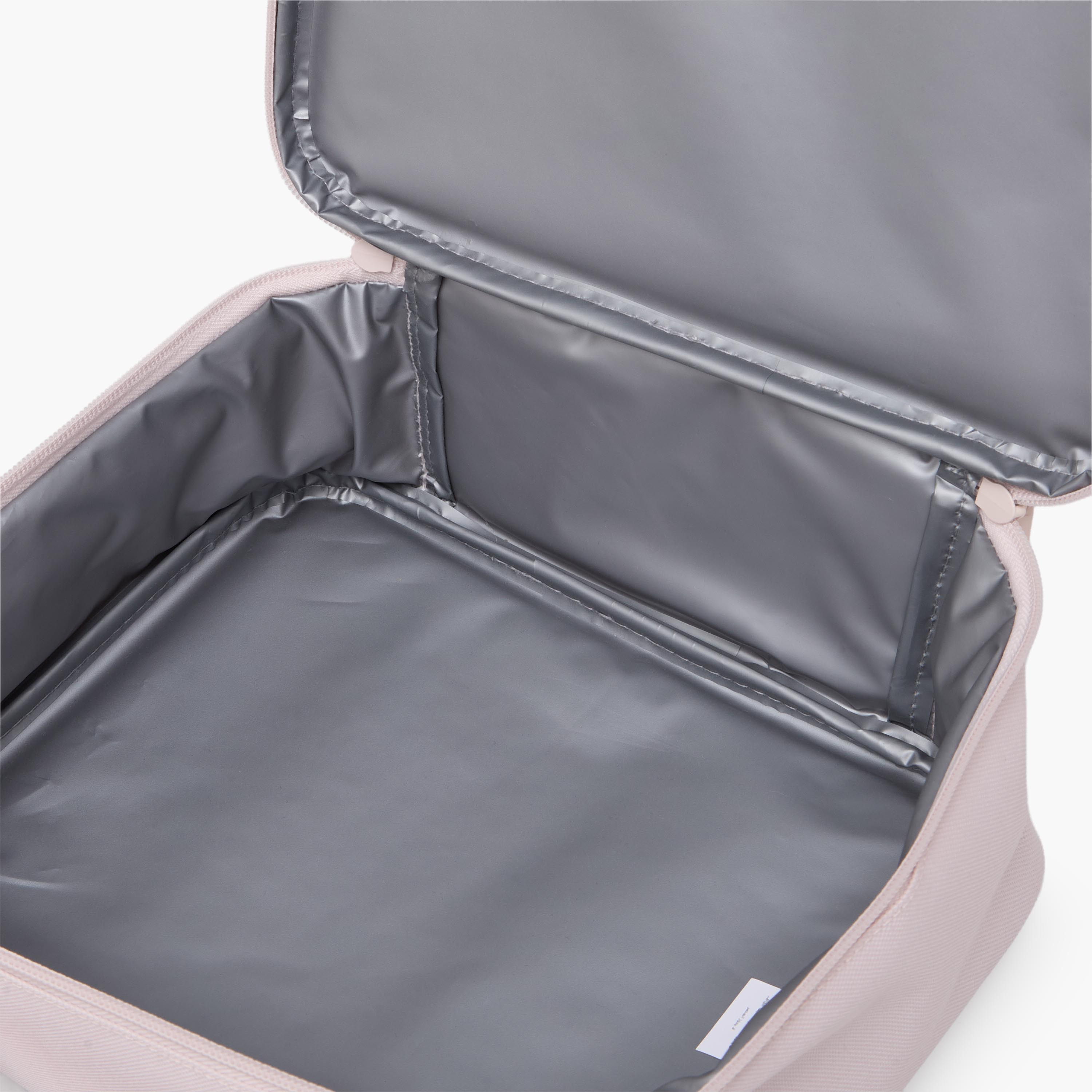Solid 3-Piece Lunch Bag Set for Girls 5-8 Years with Lunch Box and Water Bottle - 1 L-school-lunchessentials-sets-image-8