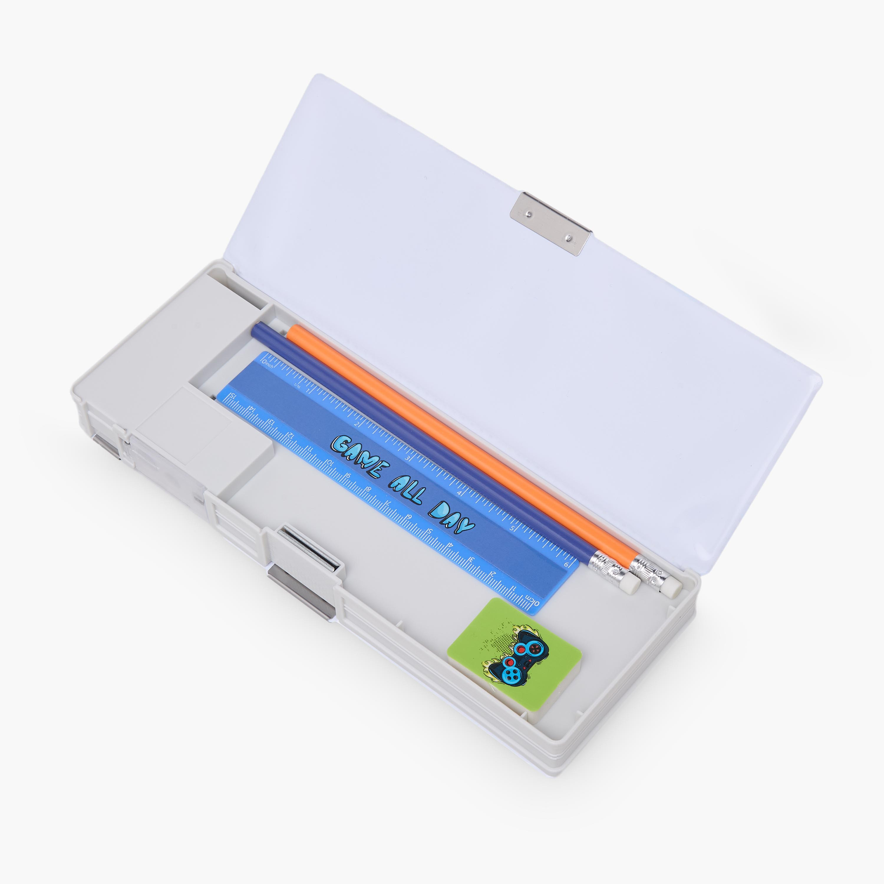 Findz Game Print Stationery Set with Pencil Case, Pens and Ruler - 14-Piece-school-stationery-sets-image-9
