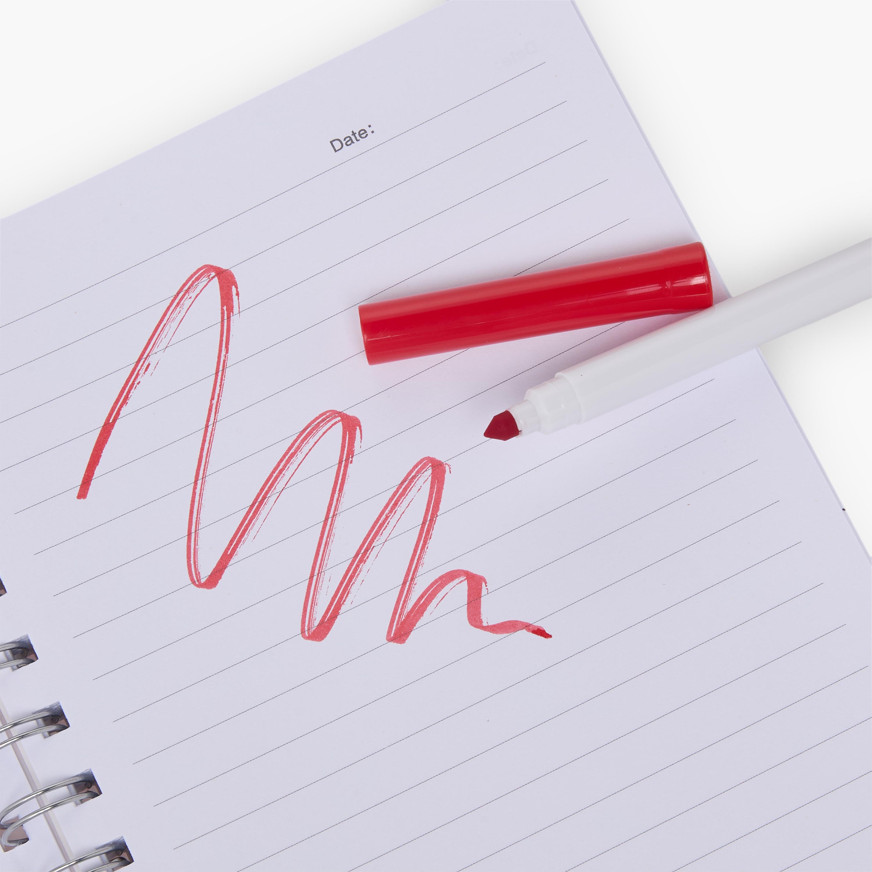 طقم قرطاسية بطبعات كرز مع دفتر وأقلام وملصقات وممحاة من فايندز - 14 قطعة-school-stationery-sets-image-8