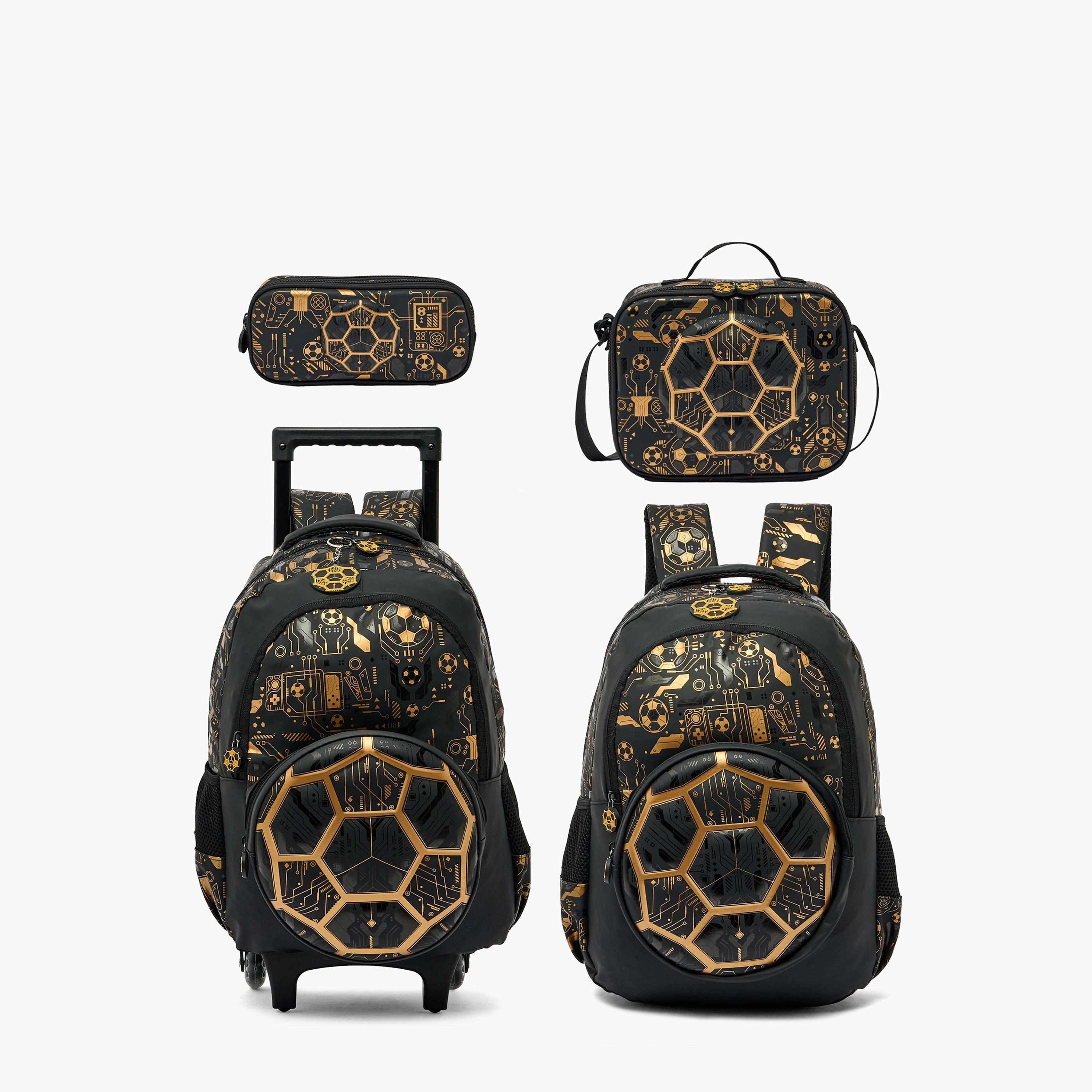 Football Print Backpack for Boys 8-13 Years with Adjustable Straps - 17 inches-school-bagsandbackpacks-backpacks-image-10