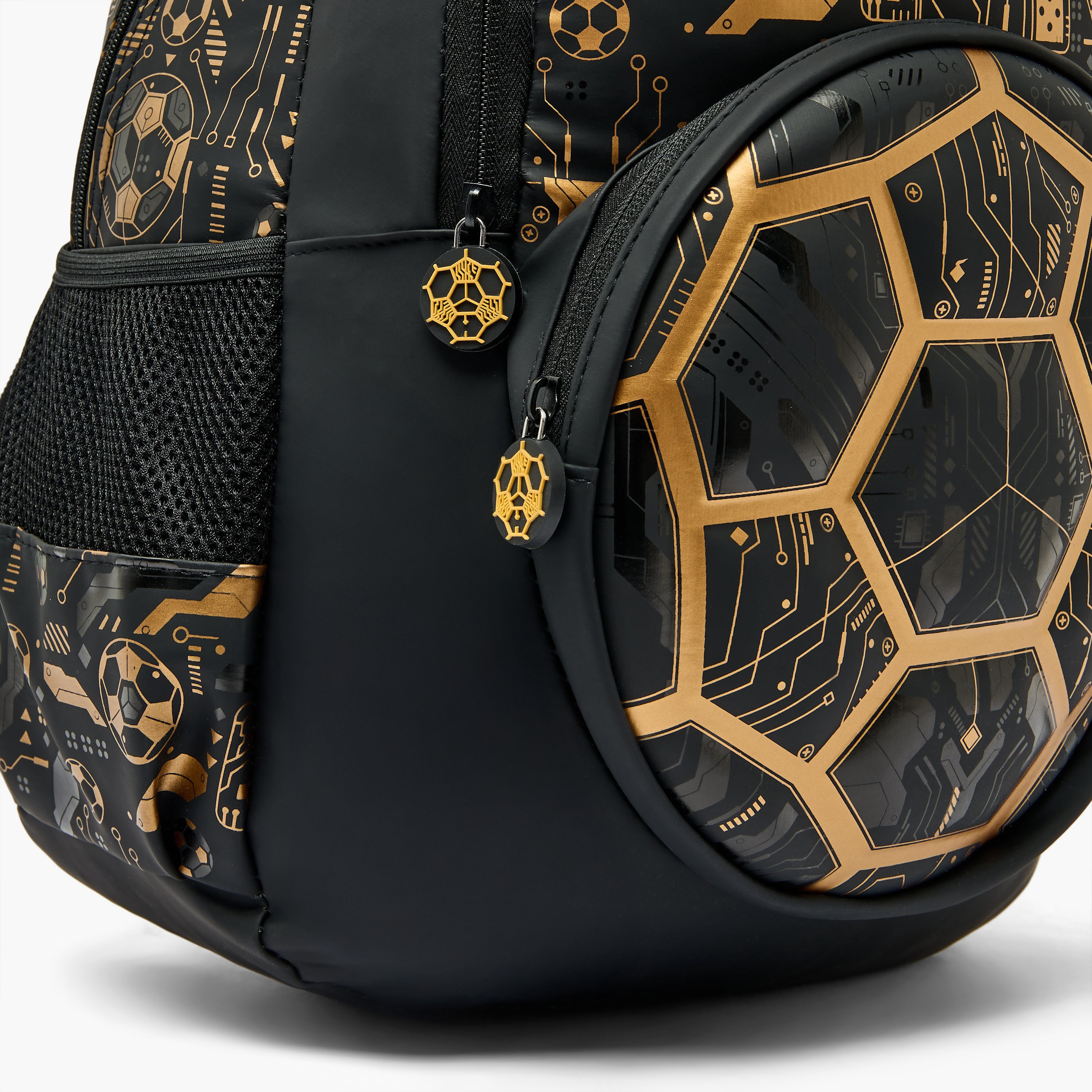 Football Print Backpack for Boys 8-13 Years with Adjustable Straps - 17 inches-school-bagsandbackpacks-backpacks-image-5