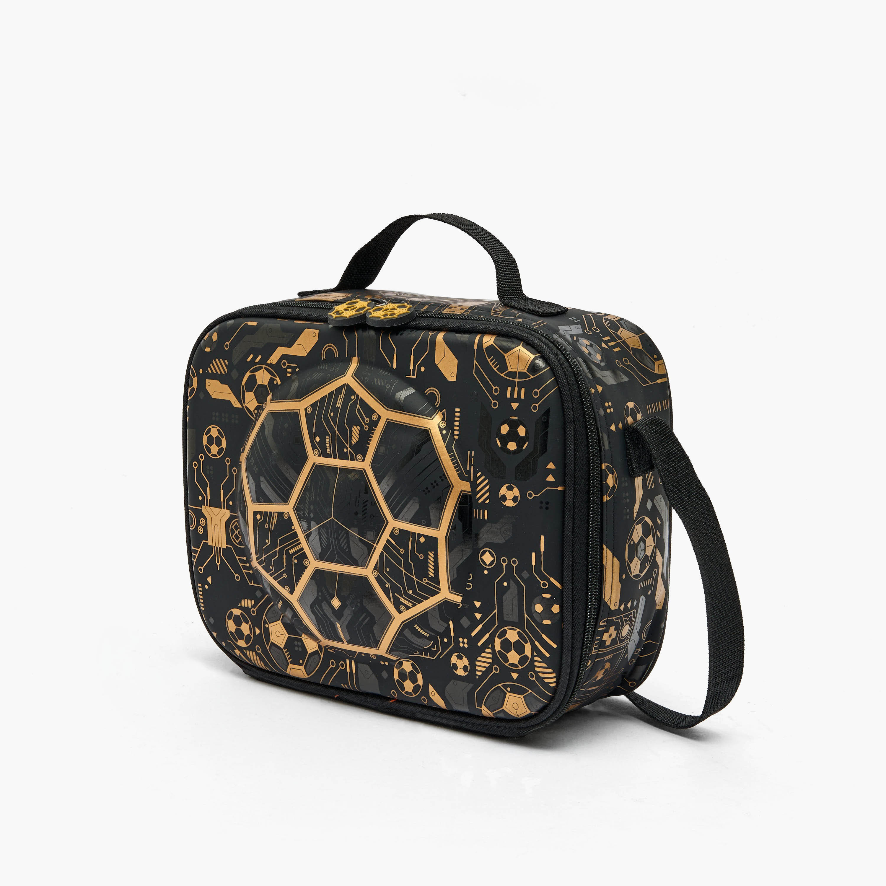 Football Print Lunch Bag for Boys 5-8 Years with Insulation-school-lunchessentials-lunchbags-image-2