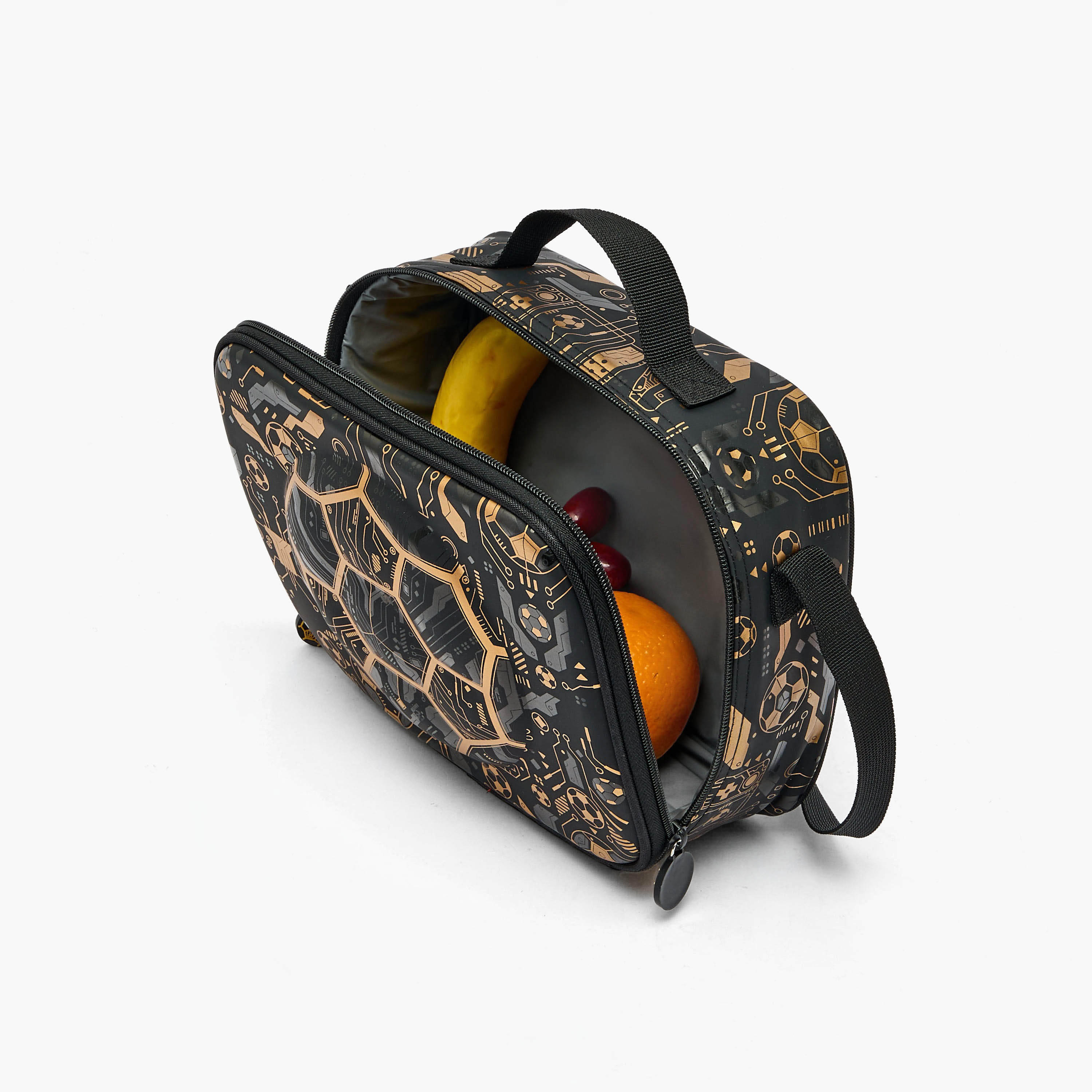 Football Print Lunch Bag for Boys 5-8 Years with Insulation-school-lunchessentials-lunchbags-image-4