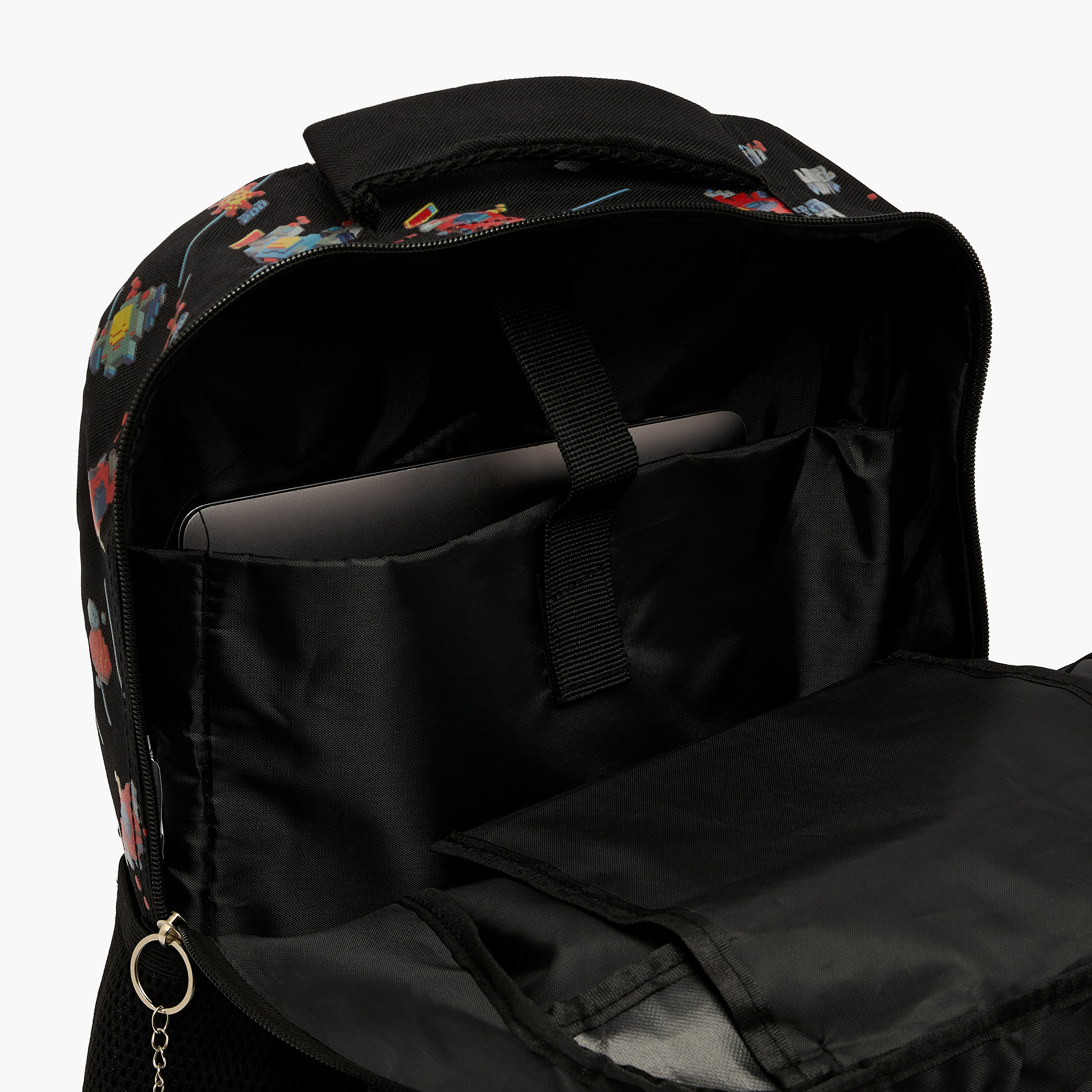شنطة ظهر بطبعة ألعاب للأولاد من 8-13 سنة مع أحزمة كتف مبطنة - 17 بوصة-school-bagsandbackpacks-backpacks-image-6