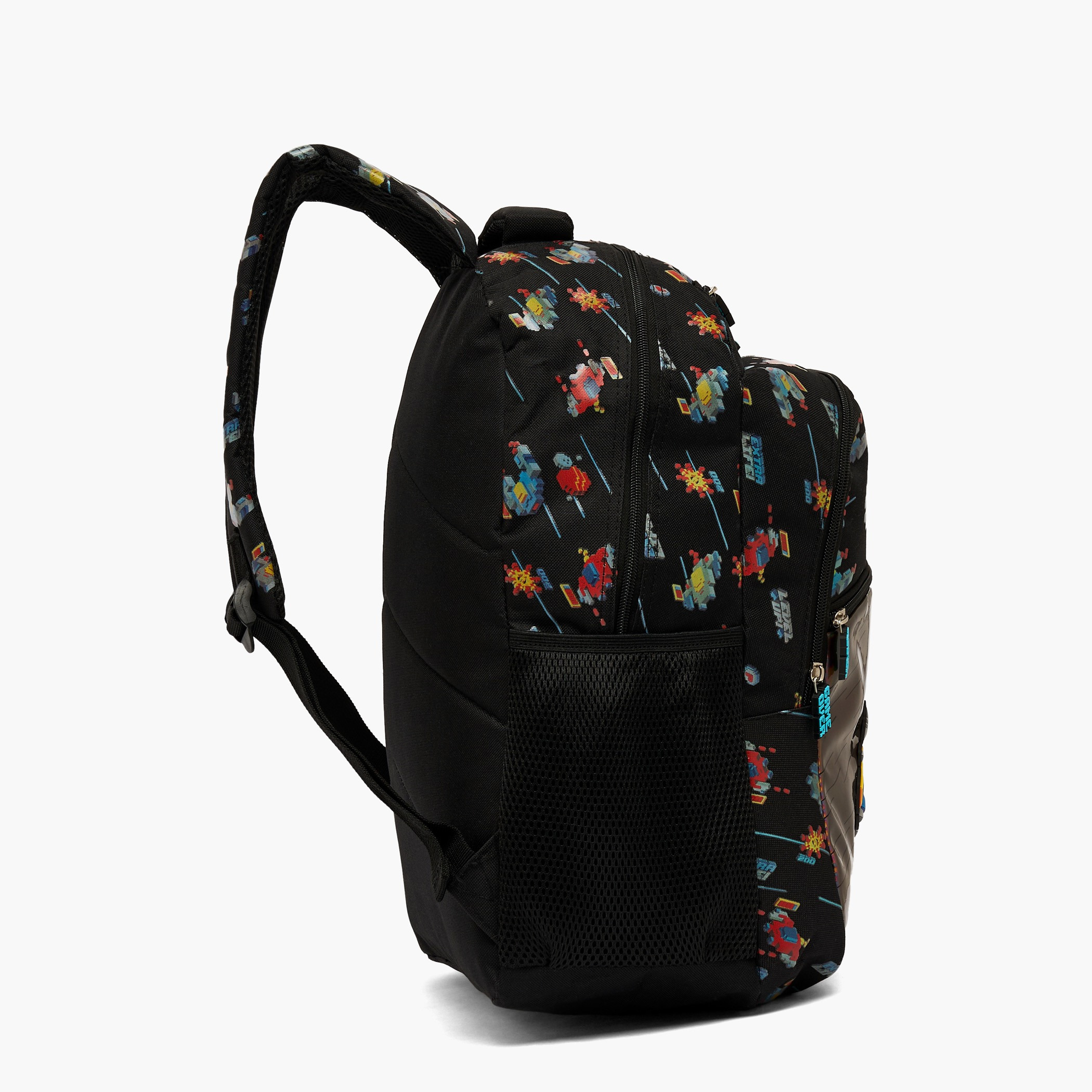 شنطة ظهر بطبعة ألعاب للأولاد من 8-13 سنة مع أحزمة كتف مبطنة - 17 بوصة-school-bagsandbackpacks-backpacks-image-8