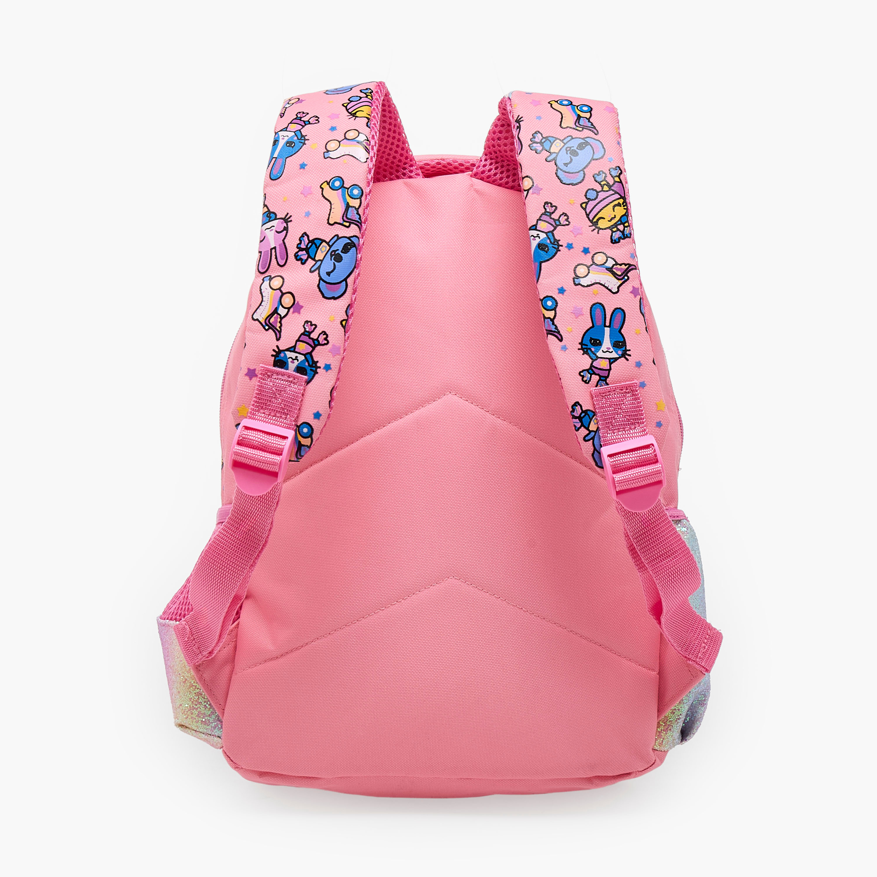 شنطة ظهر للبنات 2-5 سنة بأحزمة مبطنة وزينة أرنب - 14 بوصة-school-bagsandbackpacks-backpacks-image-18