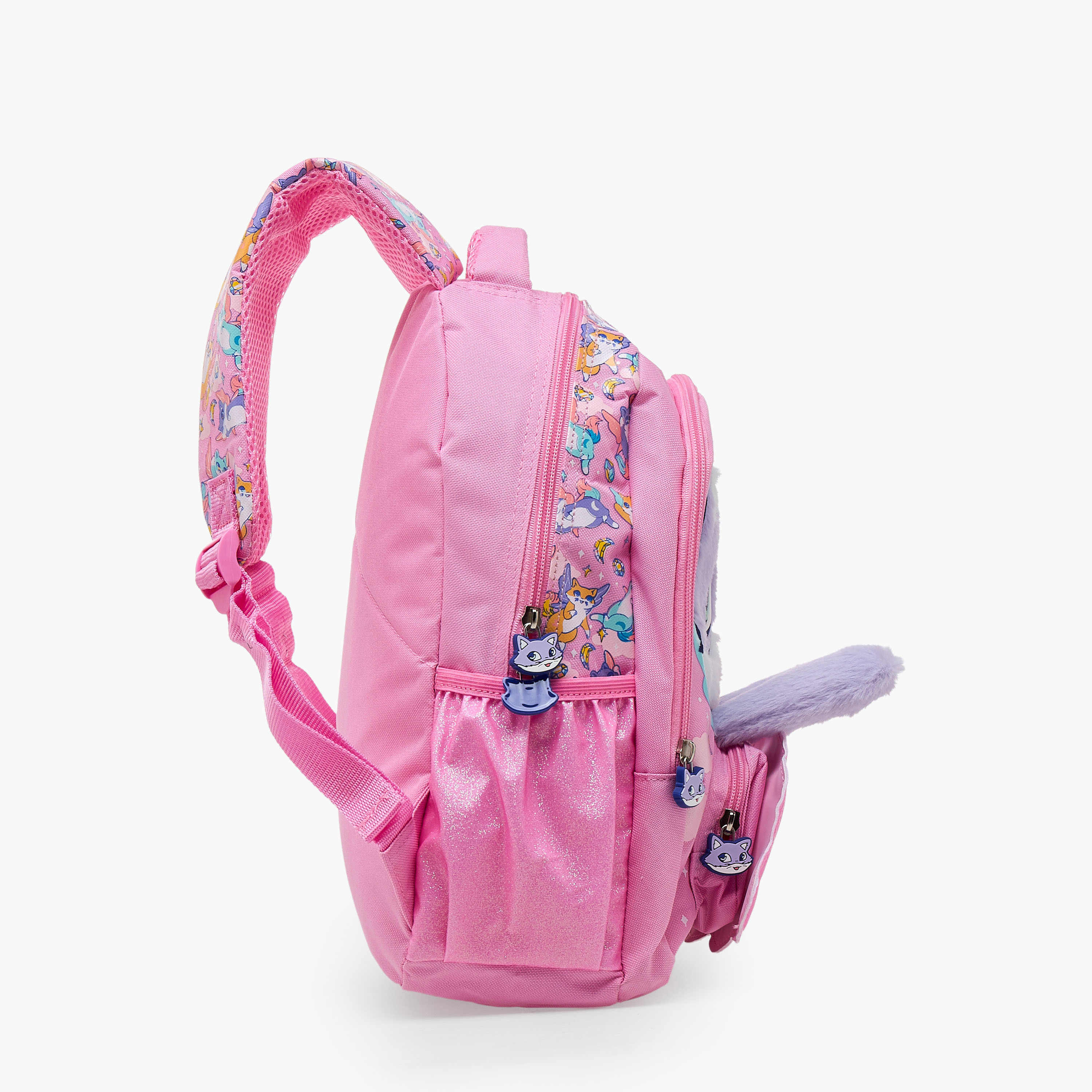 شنطة ظهر مزخرفة بسحاب إغلاق للبنات بعمر 2-5 سنوات - 14 بوصة-school-bagsandbackpacks-backpacks-image-8