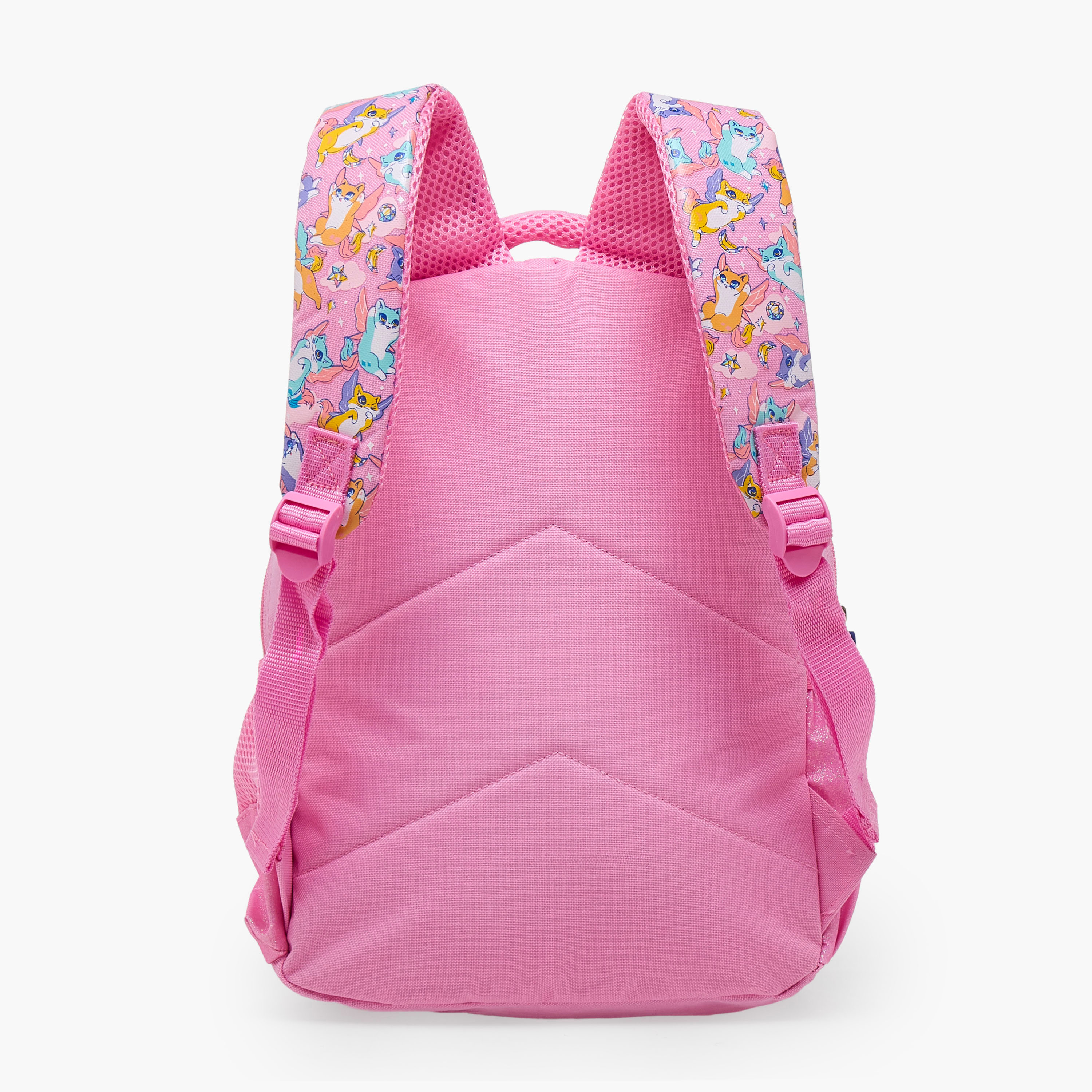 شنطة ظهر مزخرفة بسحاب إغلاق للبنات بعمر 2-5 سنوات - 14 بوصة-school-bagsandbackpacks-backpacks-image-9
