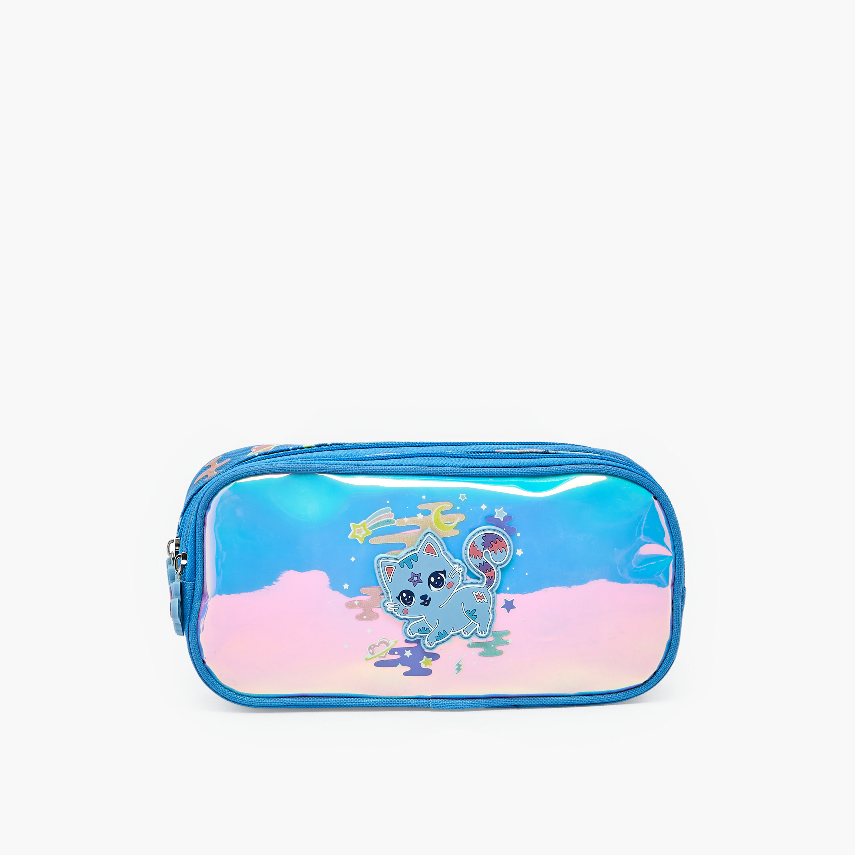 مقلمة بقسمين وزخارف-school-stationery-pencilcases-image-1