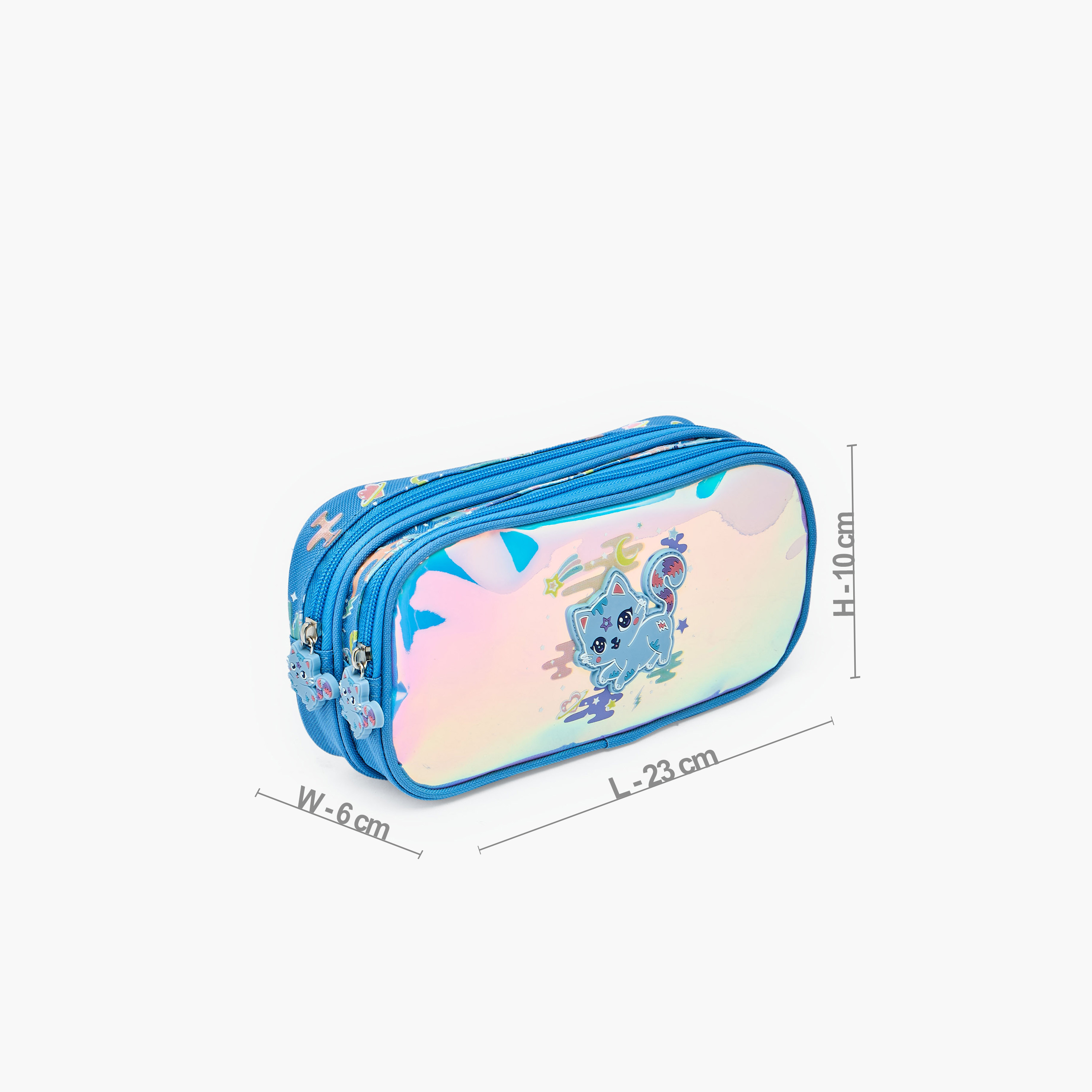 مقلمة بقسمين وزخارف-school-stationery-pencilcases-image-4