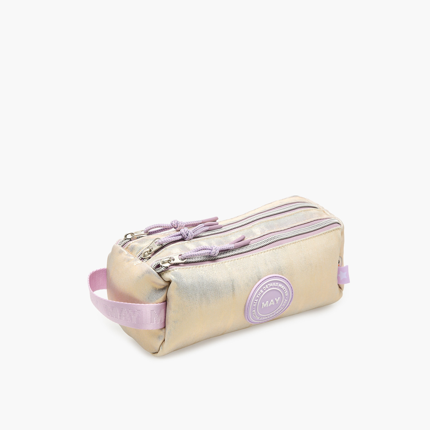 مقلمة أقلام لامعة مع 3 أقسام من ماي فير-school-stationery-pencilcases-image-2