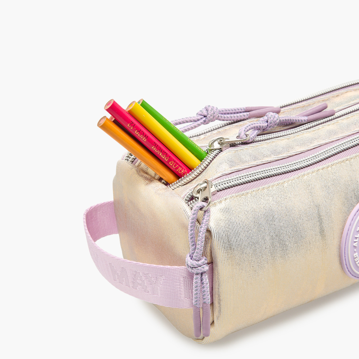 مقلمة أقلام لامعة مع 3 أقسام من ماي فير-school-stationery-pencilcases-image-5