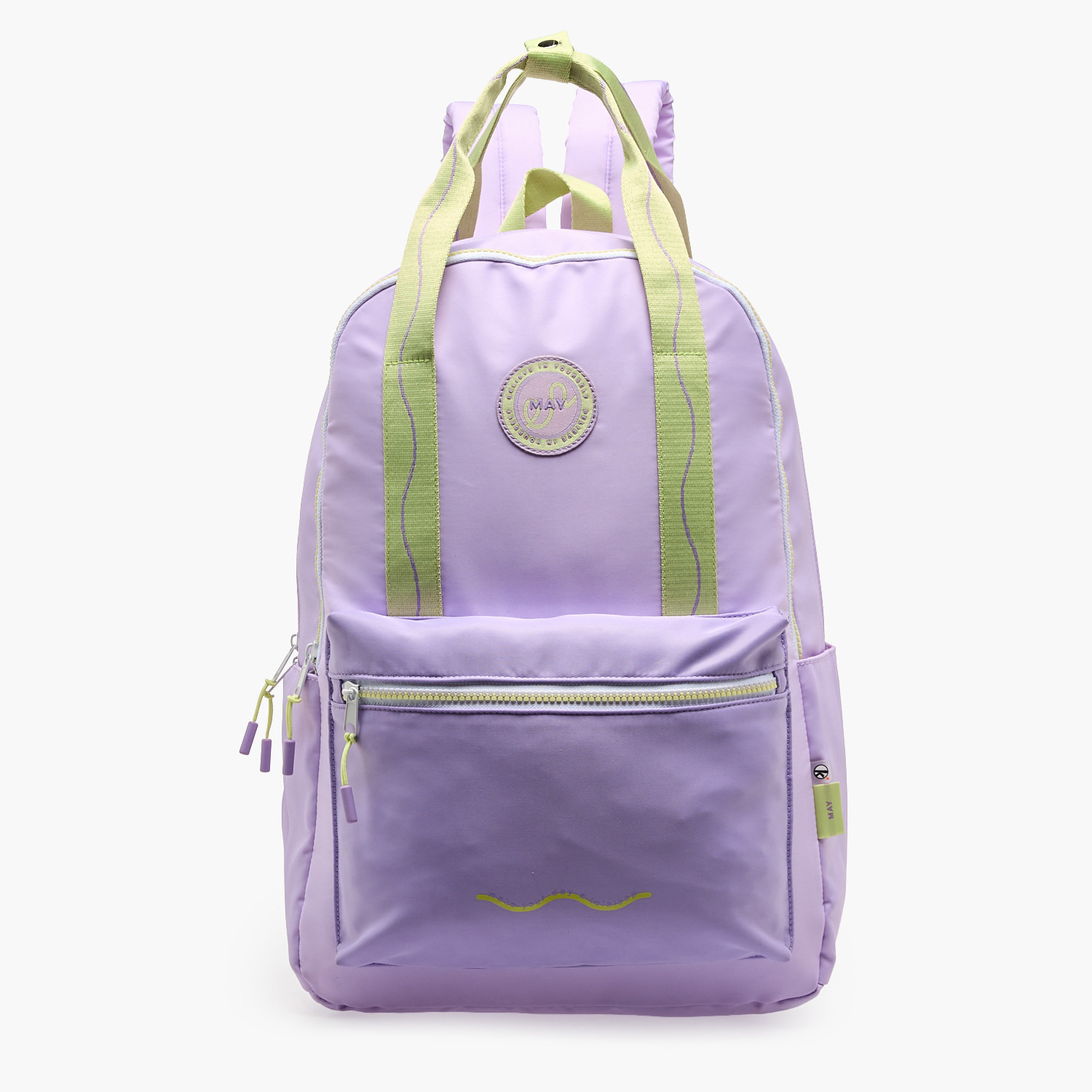 شنطة ظهر سادة بجيب لقارورة المياه من 8-13 سنة من ماي فير - 18 بوصة-school-bagsandbackpacks-backpacks-image-1