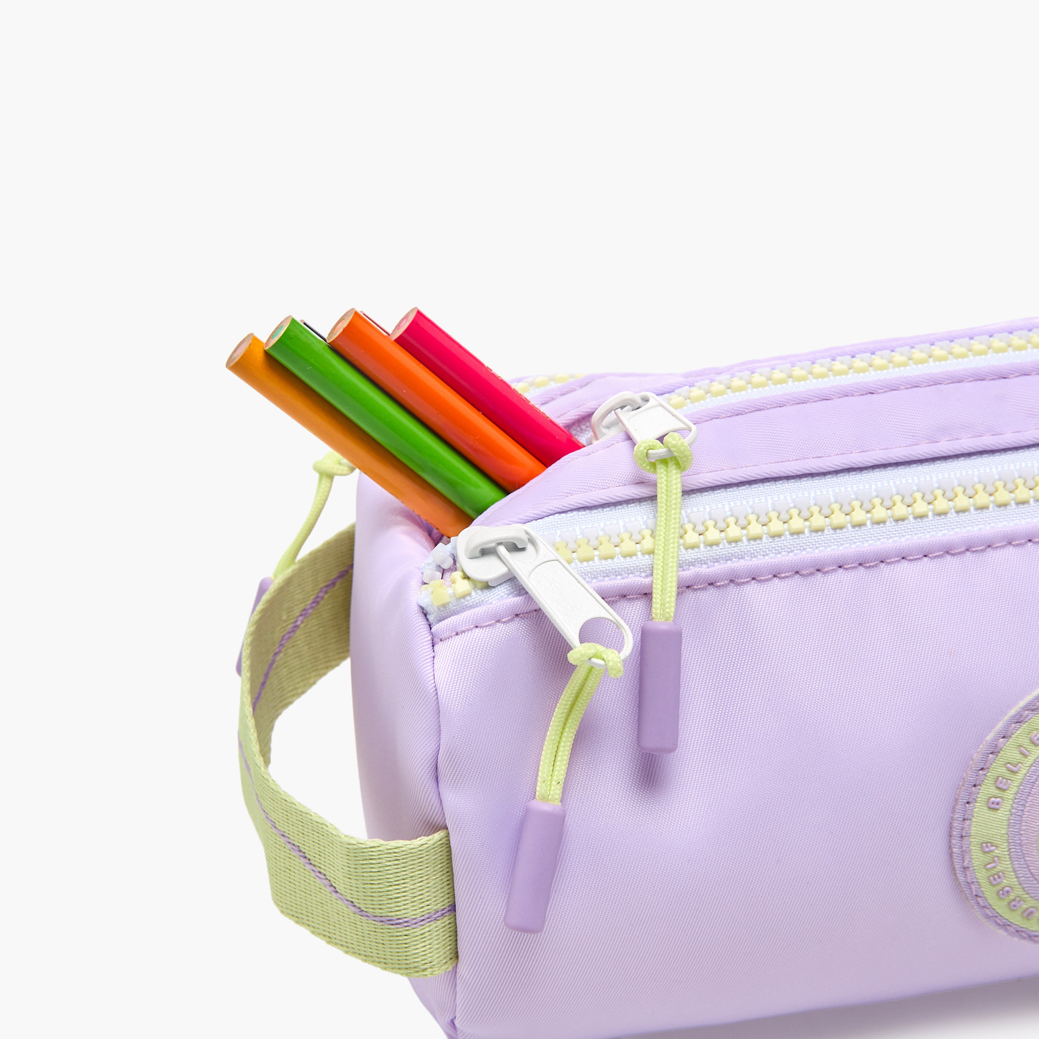 مقلمة أقلام سادة مع 3 مقصورات من ماي فير-school-stationery-pencilcases-image-5