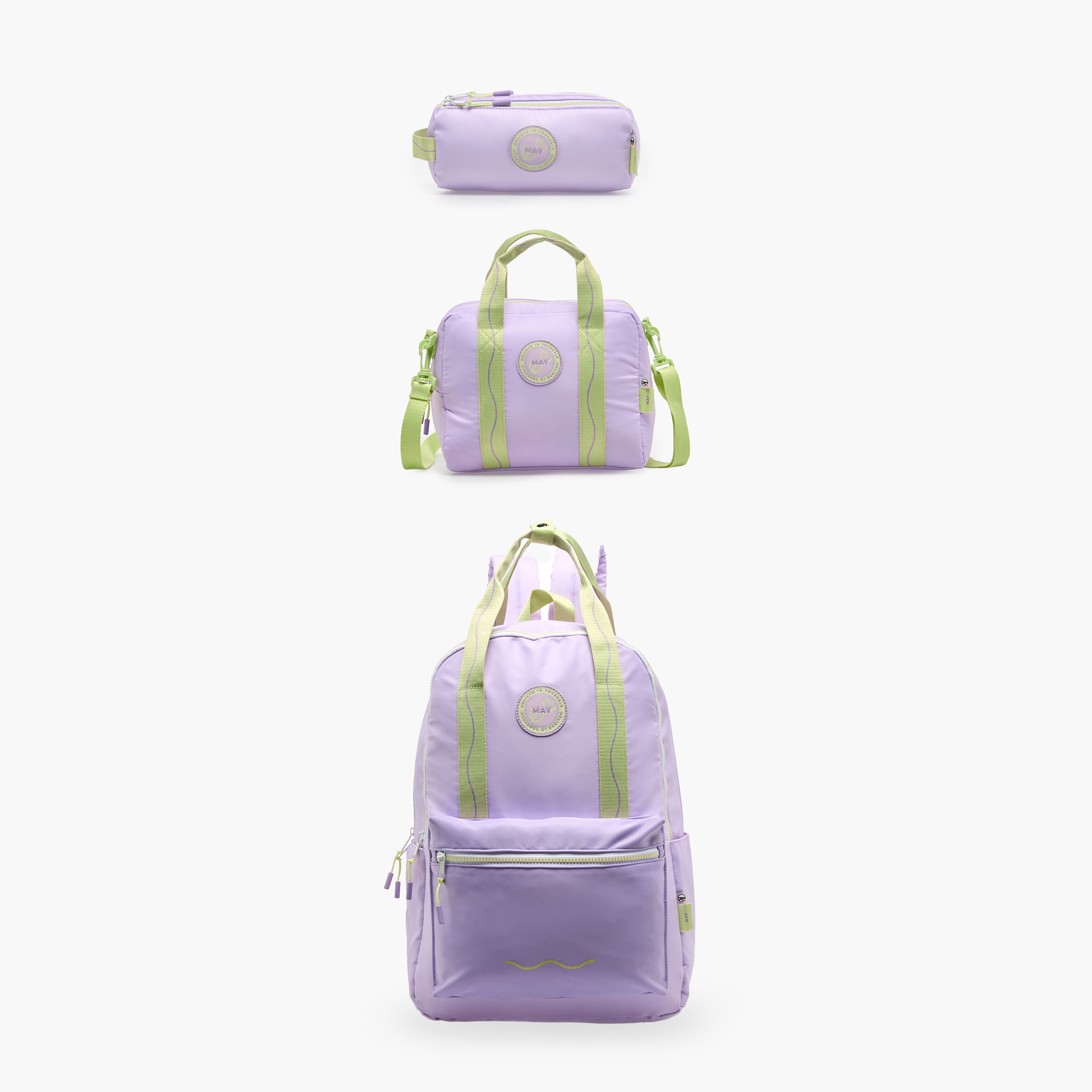 مقلمة أقلام سادة مع 3 مقصورات من ماي فير-school-stationery-pencilcases-image-7