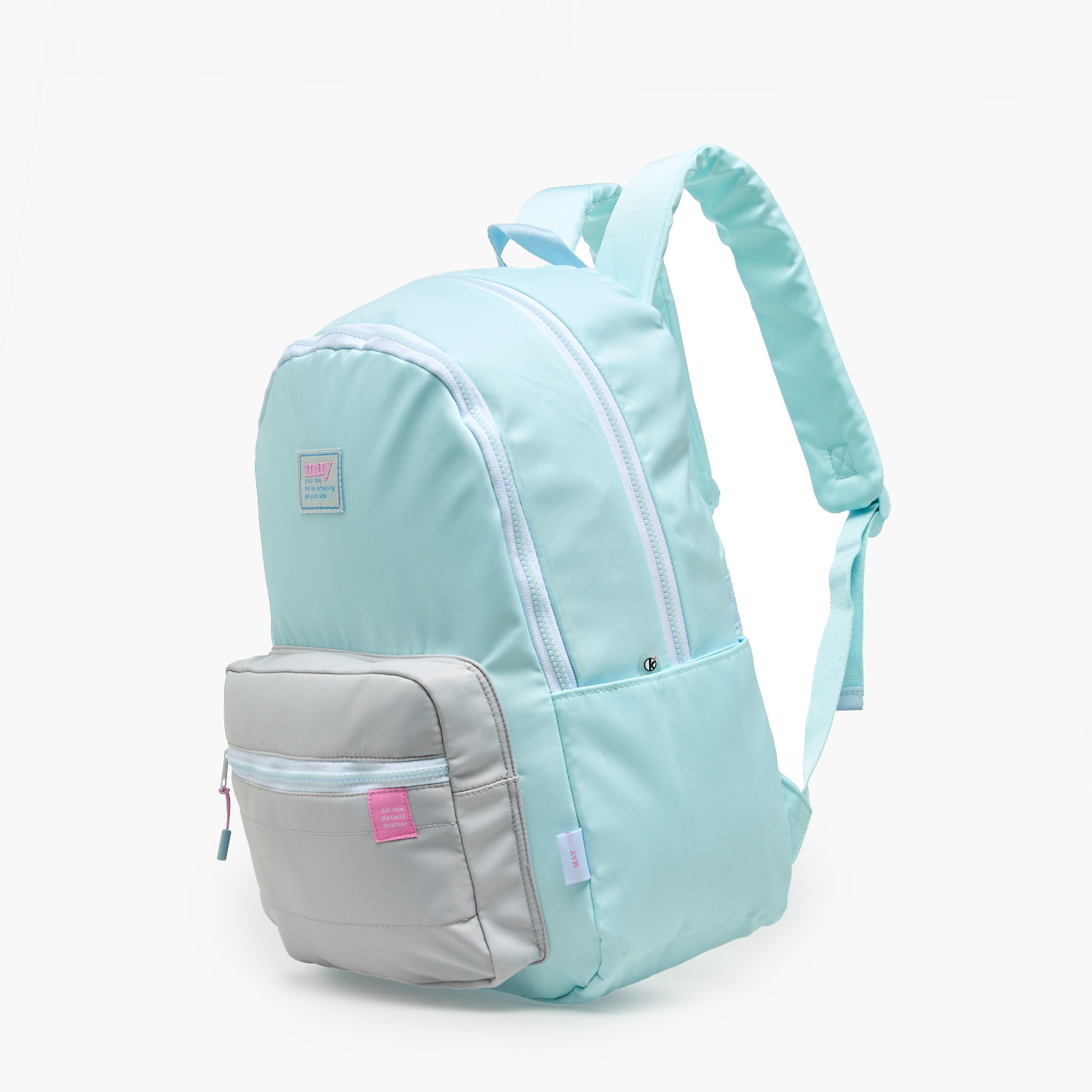 شنطة ظهر سادة بجيب لقارورة المياه من 8-13 سنة من ماي فير - 18 بوصة-school-bagsandbackpacks-backpacks-image-6