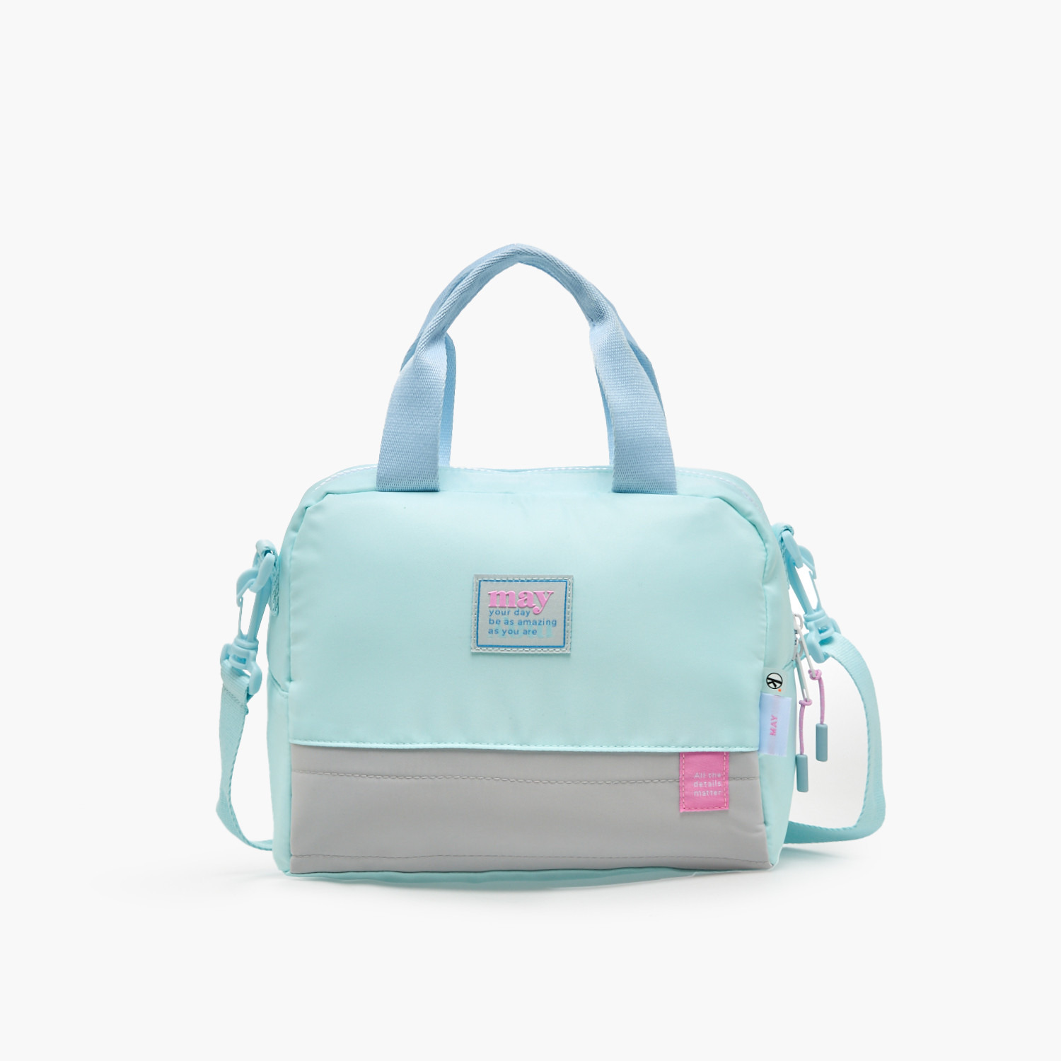 شنطة غداء معزولة بقوالب ملونة للبنات من 8-13 سنة من ماي فير-school-lunchessentials-lunchbags-image-1