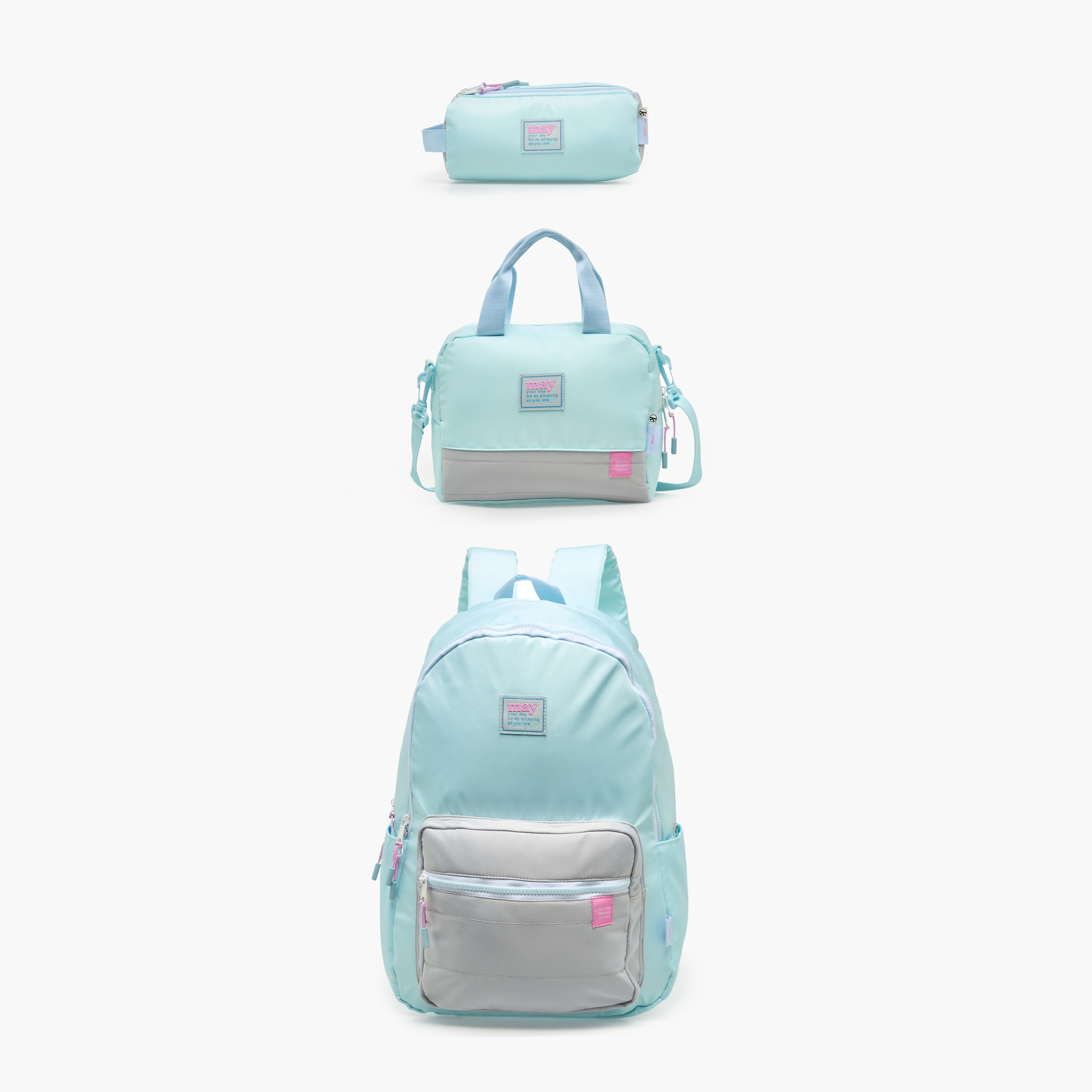 شنطة غداء معزولة بقوالب ملونة للبنات من 8-13 سنة من ماي فير-school-lunchessentials-lunchbags-image-7