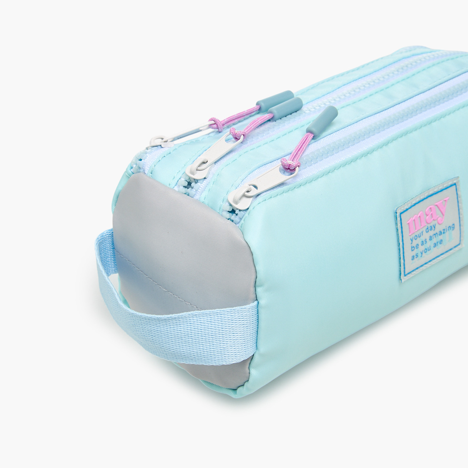Mayfair Solid Pencil Case with 3 Compartments-school-stationery-pencilcases-image-5