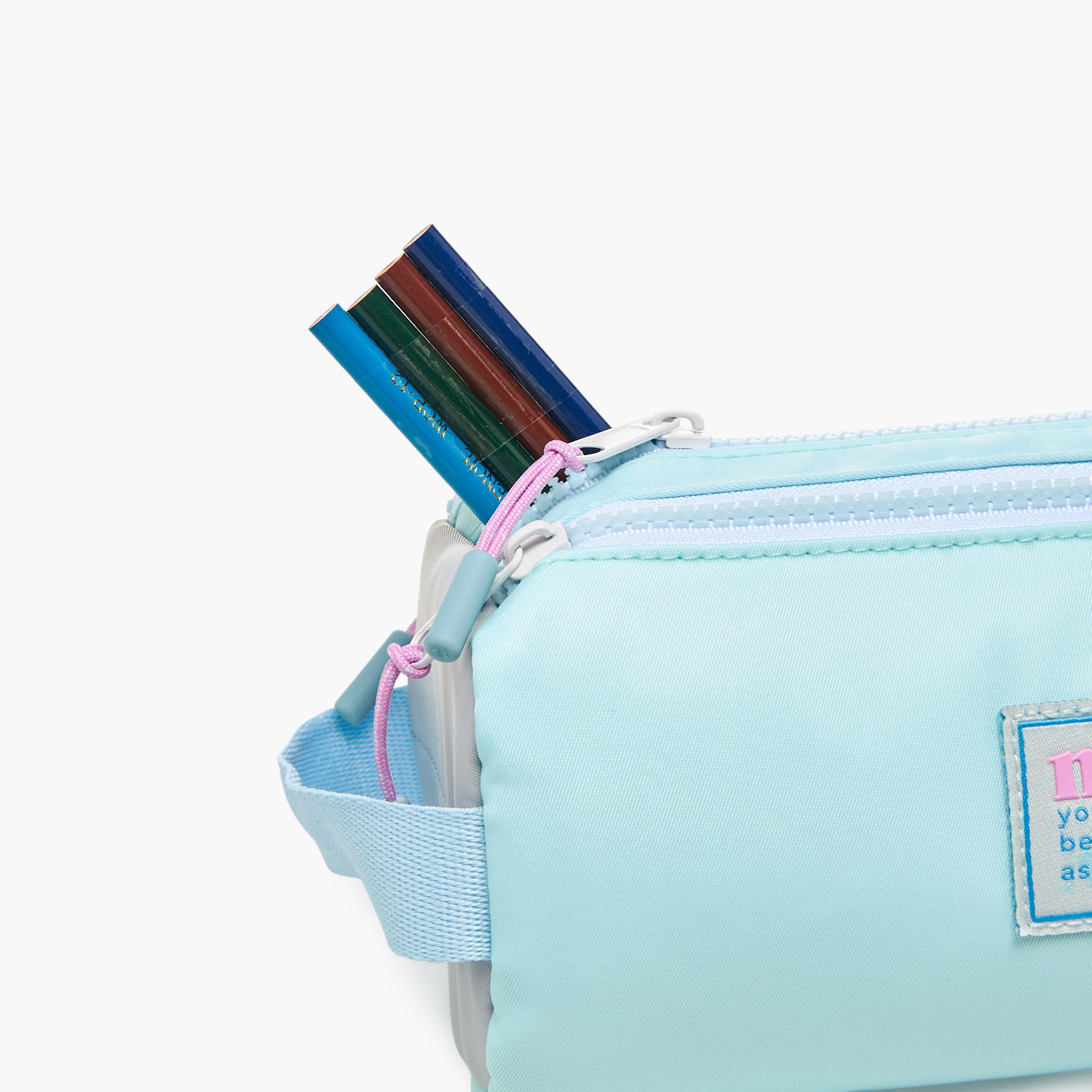 Mayfair Solid Pencil Case with 3 Compartments-school-stationery-pencilcases-image-6