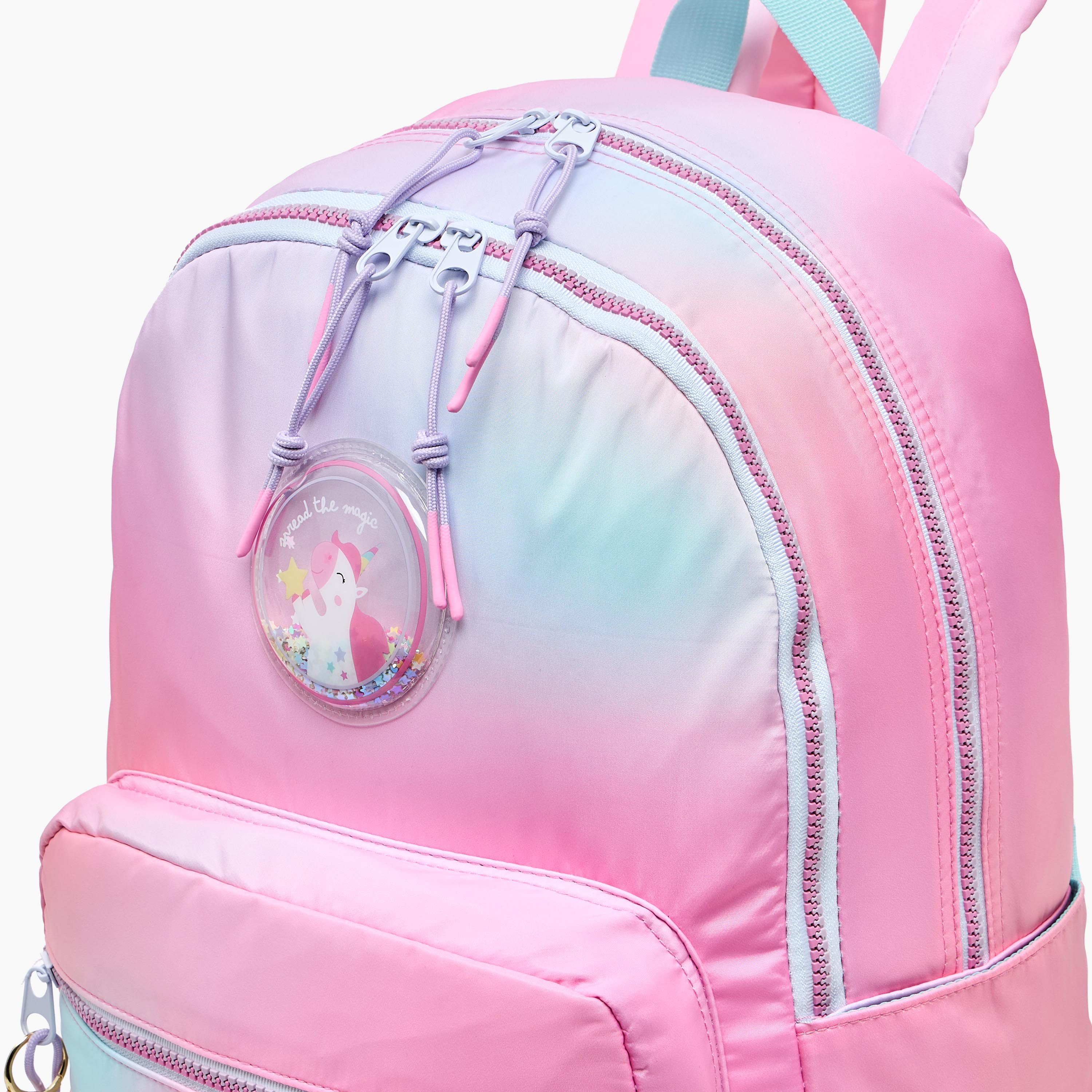 شنطة ظهر للبنات 8-13 سنة مع جيب قارورة ماء يونيكورن من مايفير-school-bagsandbackpacks-backpacks-image-2