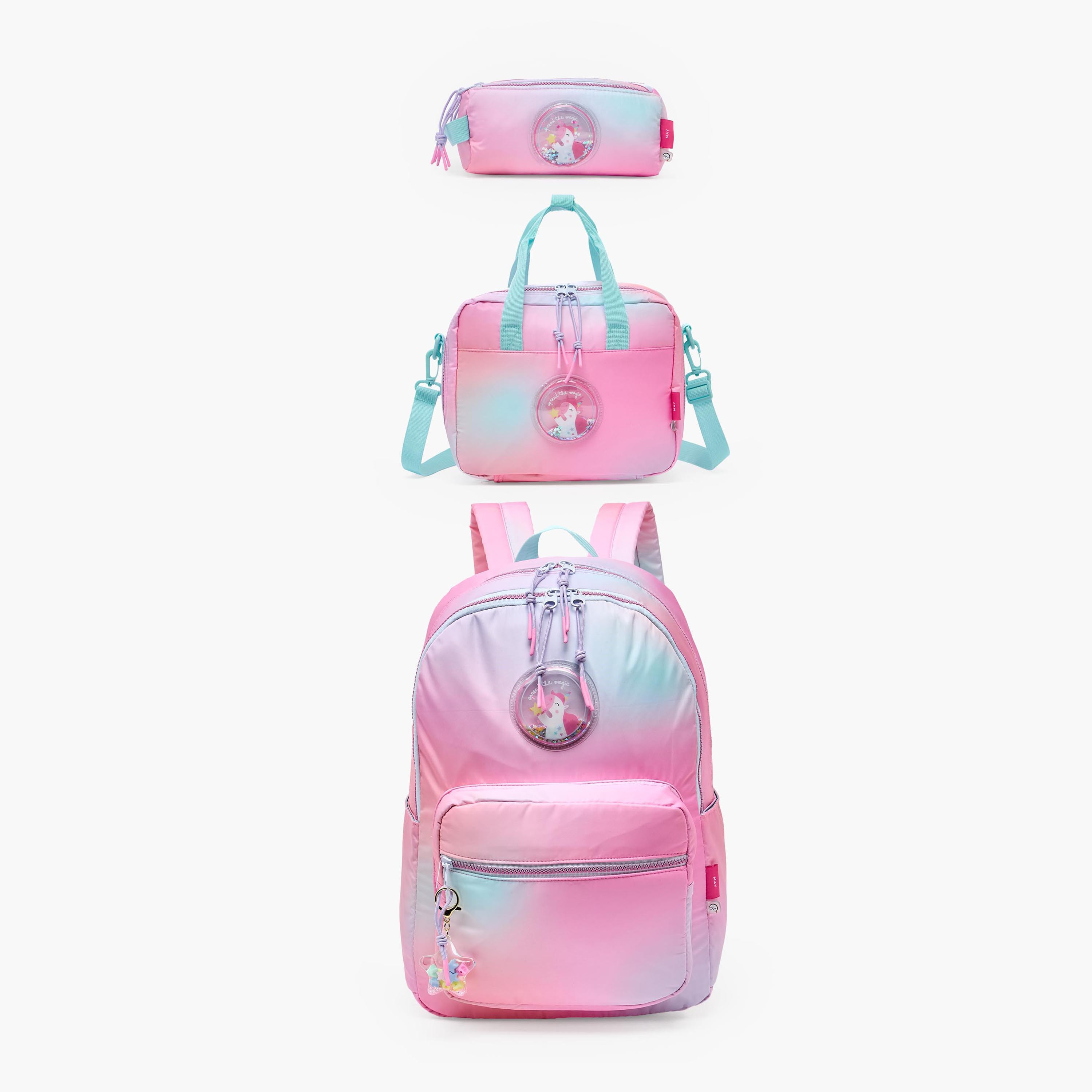 شنطة ظهر للبنات 8-13 سنة مع جيب قارورة ماء يونيكورن من مايفير-school-bagsandbackpacks-backpacks-image-9