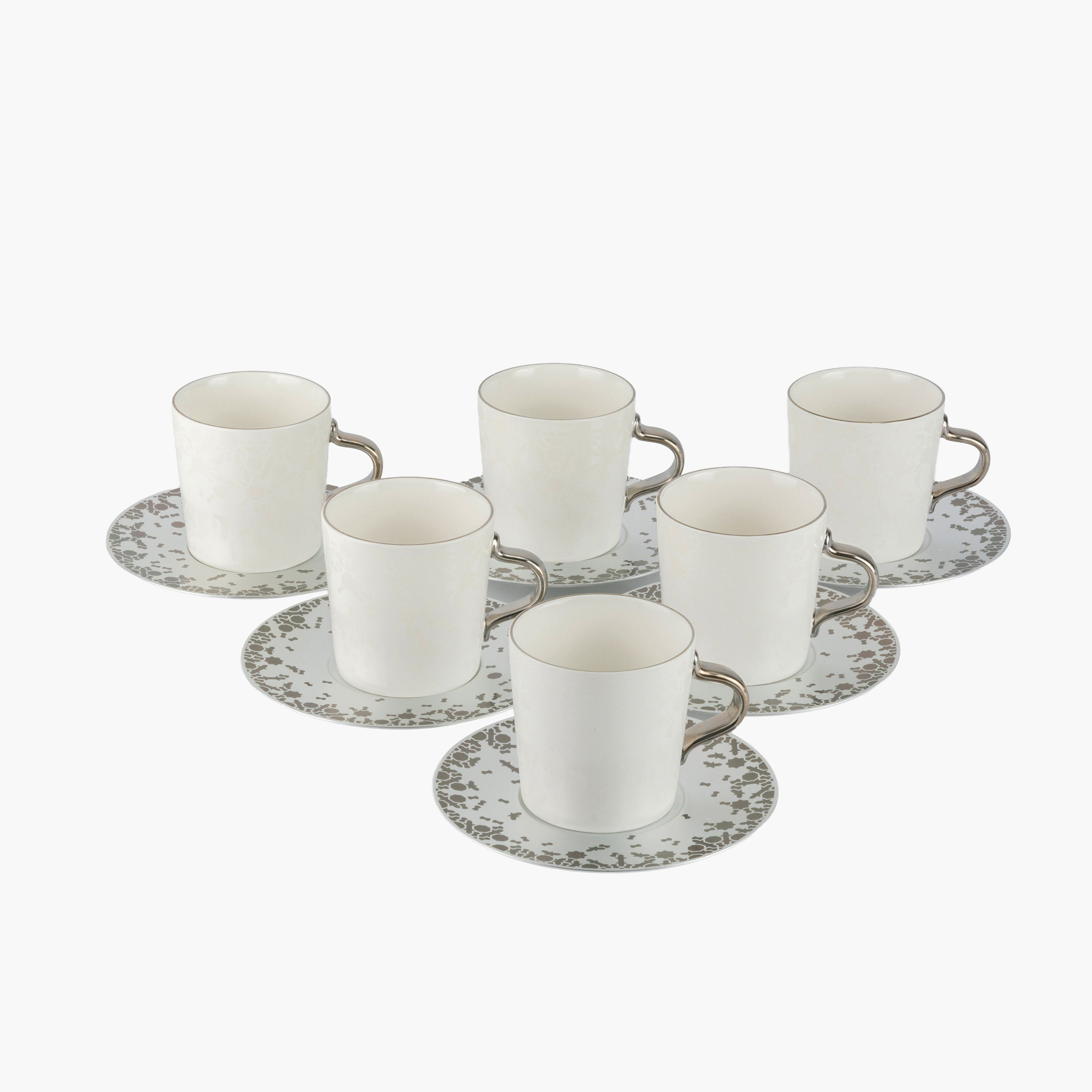 Porcelain Coffee Cup Saucer Set-household-dining-teaandcoffee-teaandcoffeesets-image-1