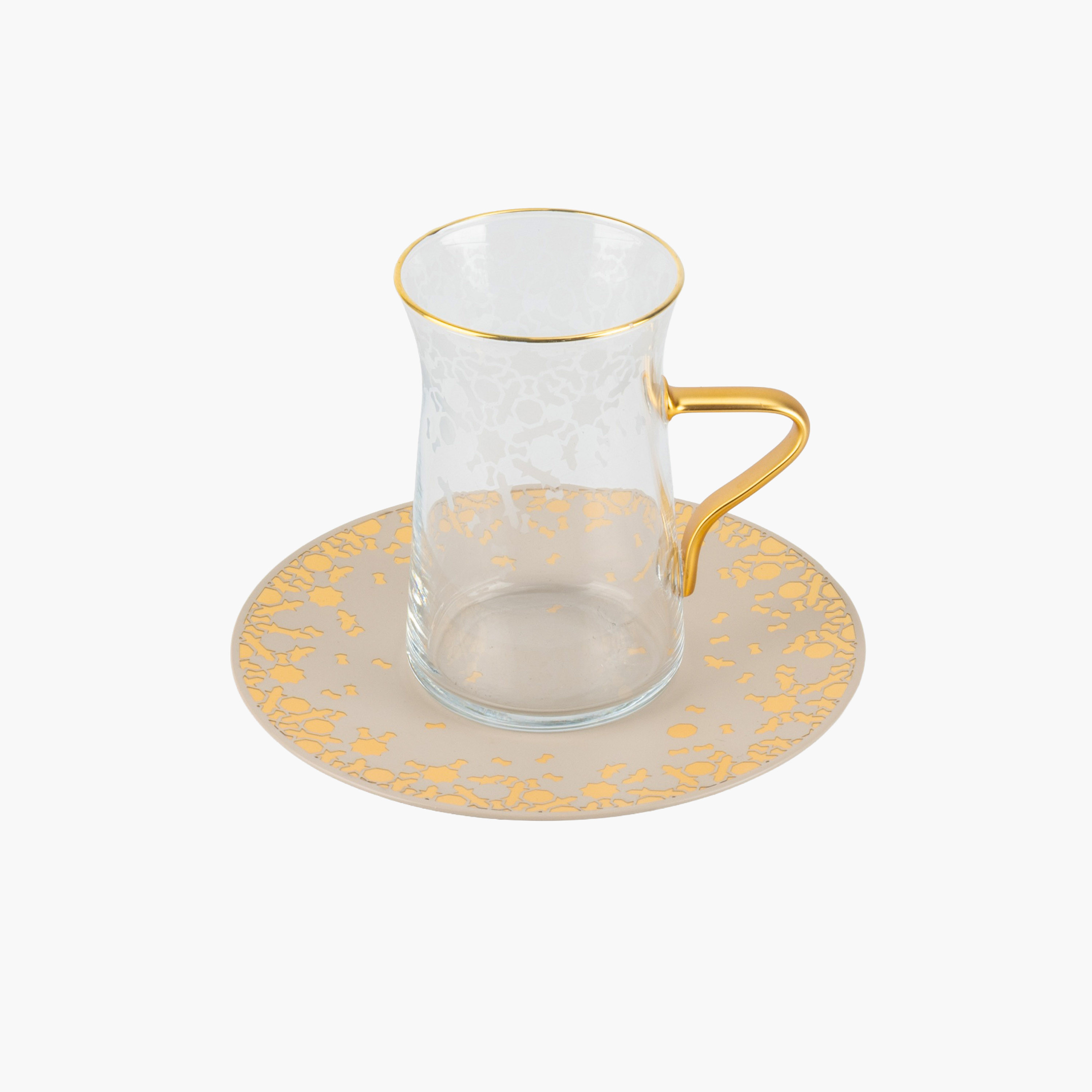 Patterned Glass Tea Cup Set-household-dining-teaandcoffee-teaandcoffeesets-image-4