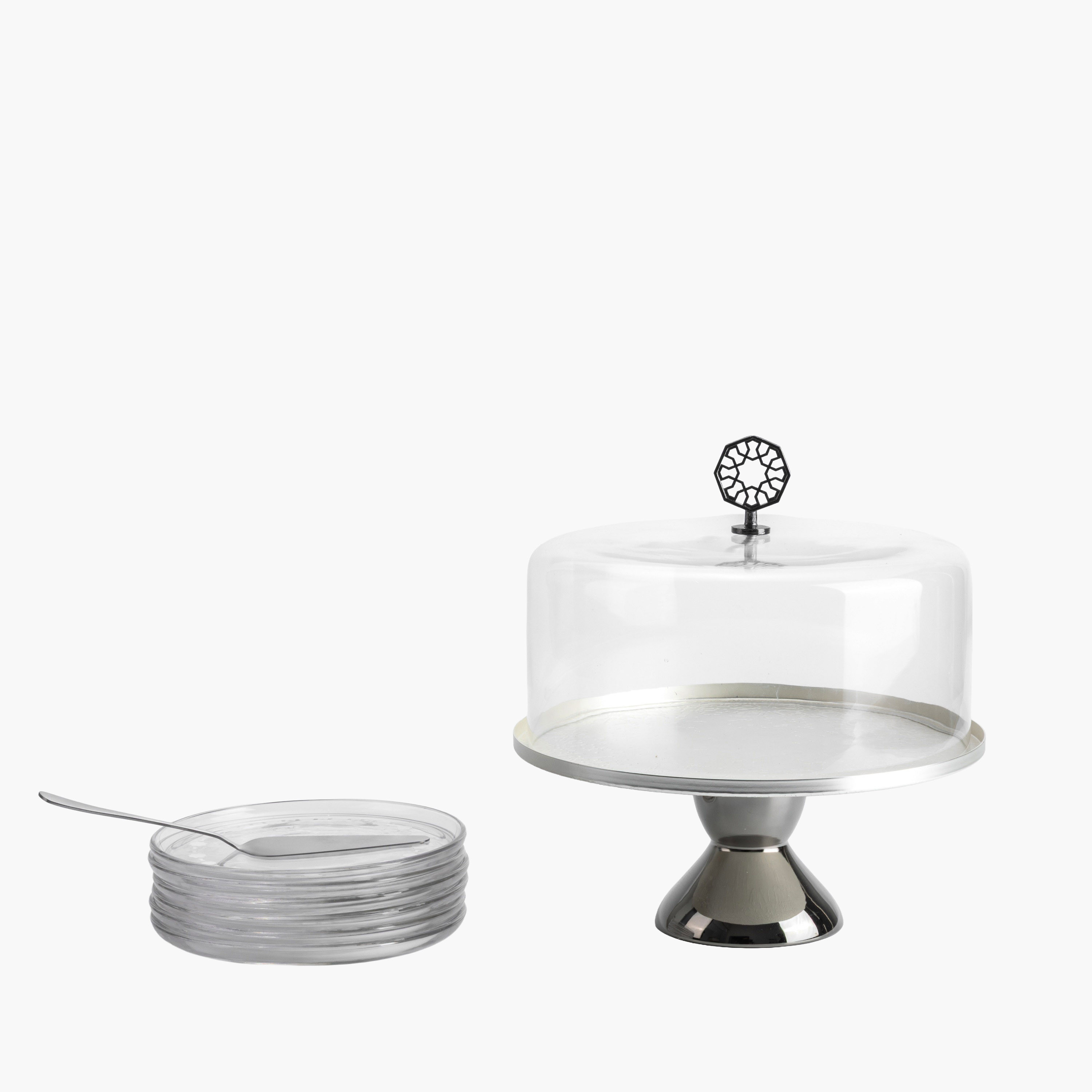 Modern Cake Stand Dome Set-household-dining-serveware-cakestands-image-3