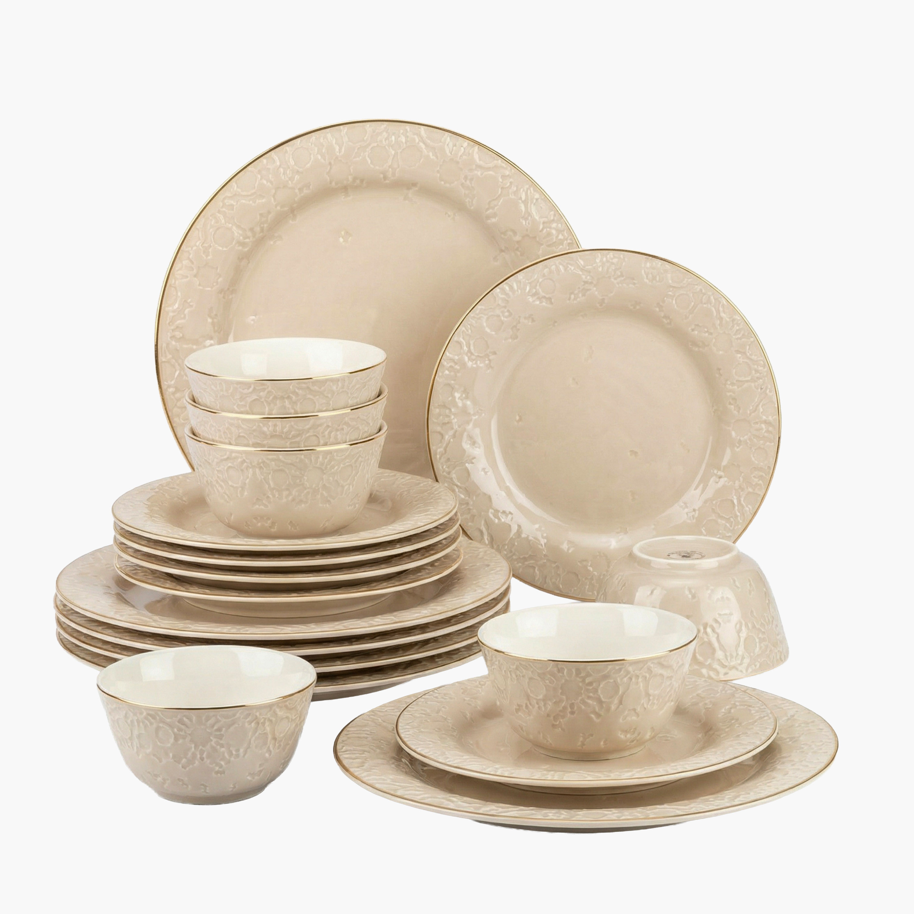 طقم عشاء منقوش 18 قطعة-household-dining-dinnerware-dinnersets-image-2