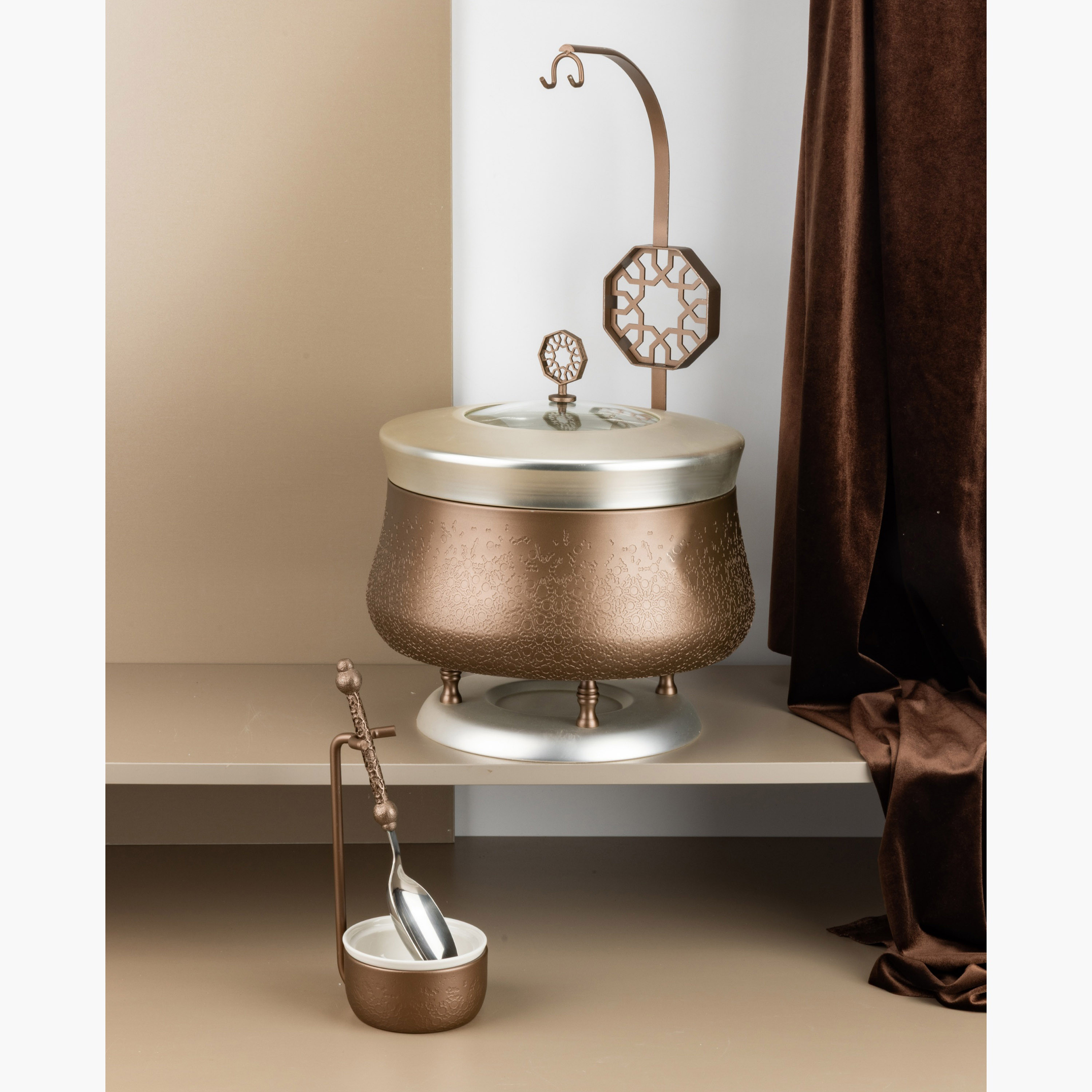 Textured Buffet Chafing Dish-household-dining-serveware-foodwarmersandcasseroles-image-5