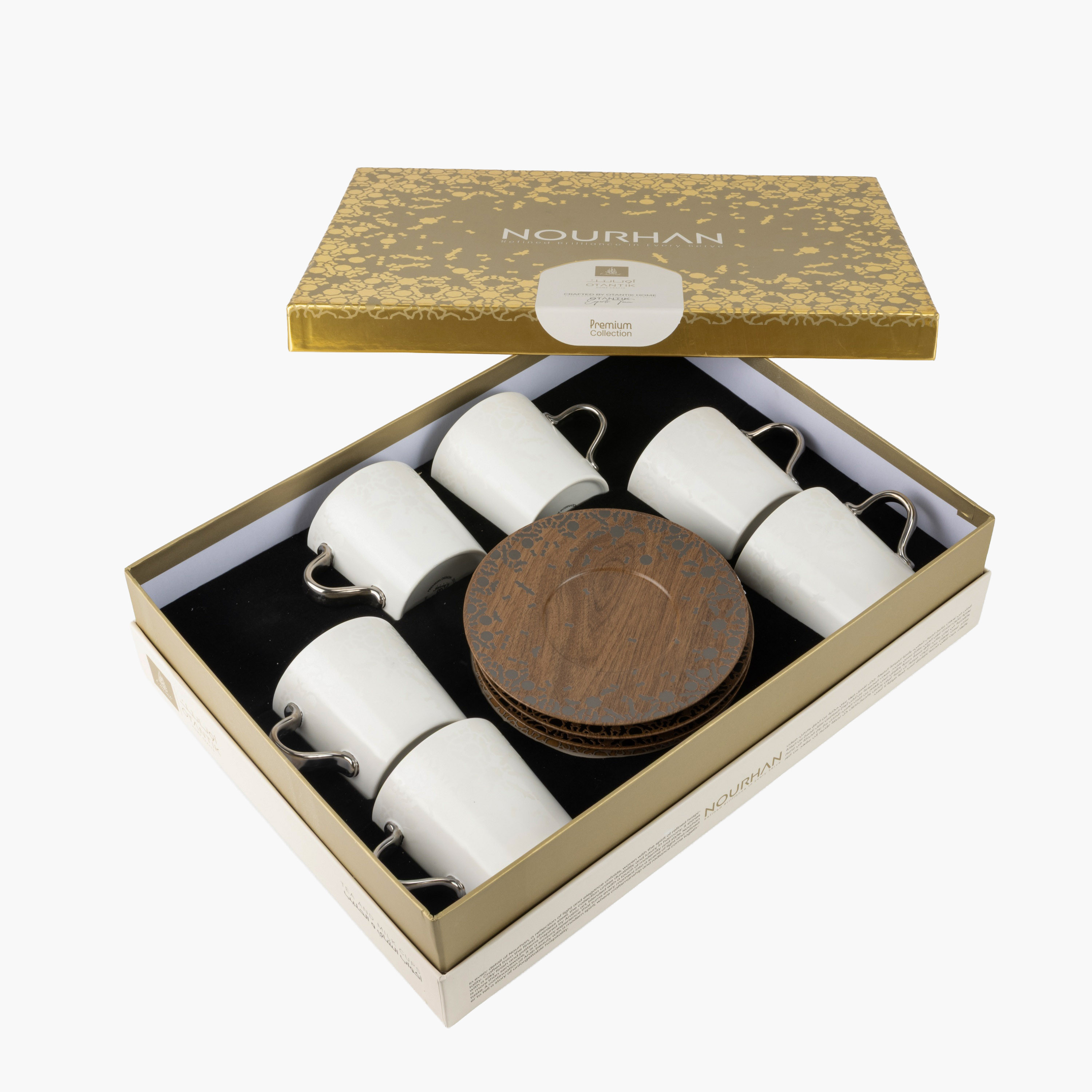 Porcelain Coffee Cup Saucer Set-household-dining-teaandcoffee-teaandcoffeesets-image-1