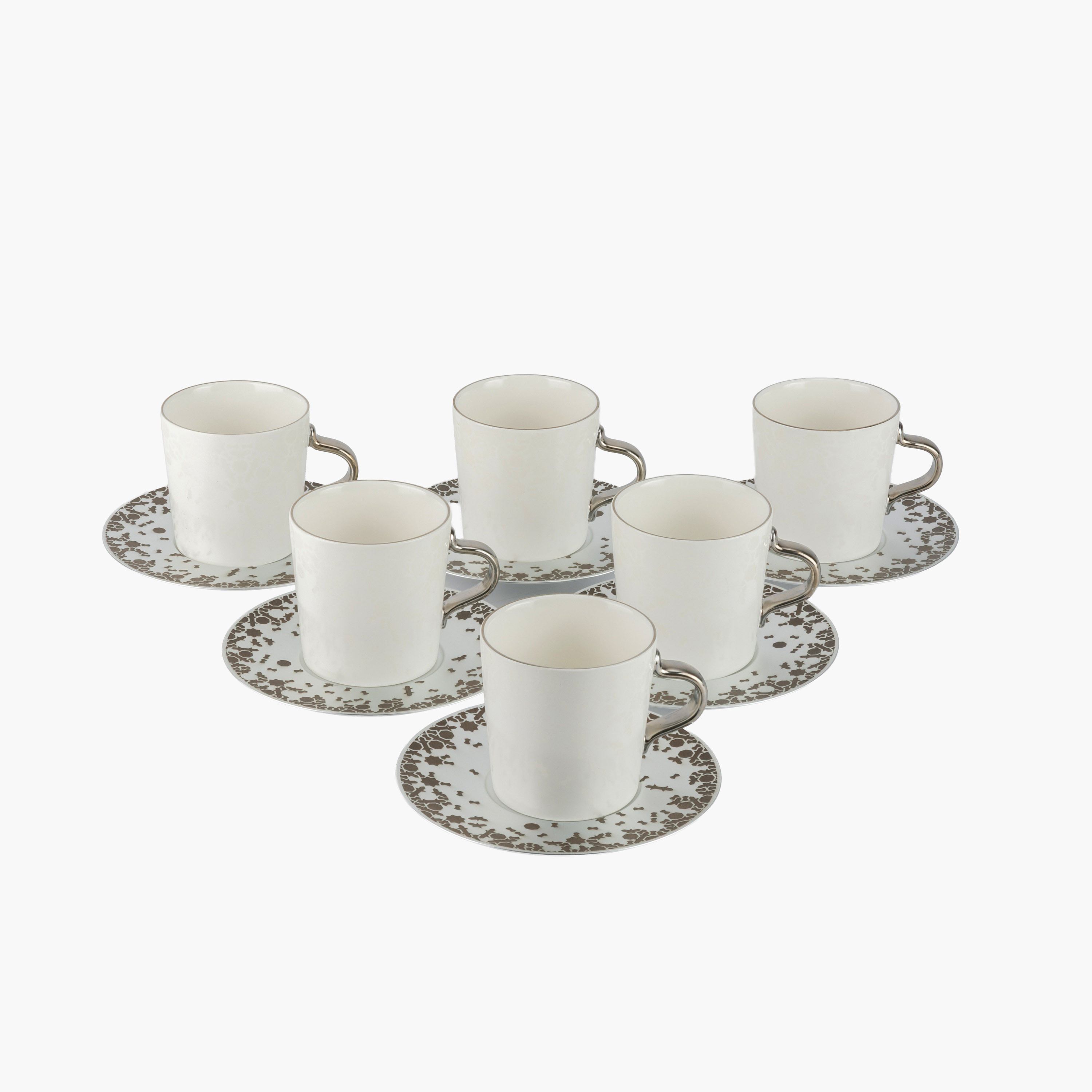 Porcelain Coffee Cup Saucer Set-household-dining-teaandcoffee-teaandcoffeesets-image-1