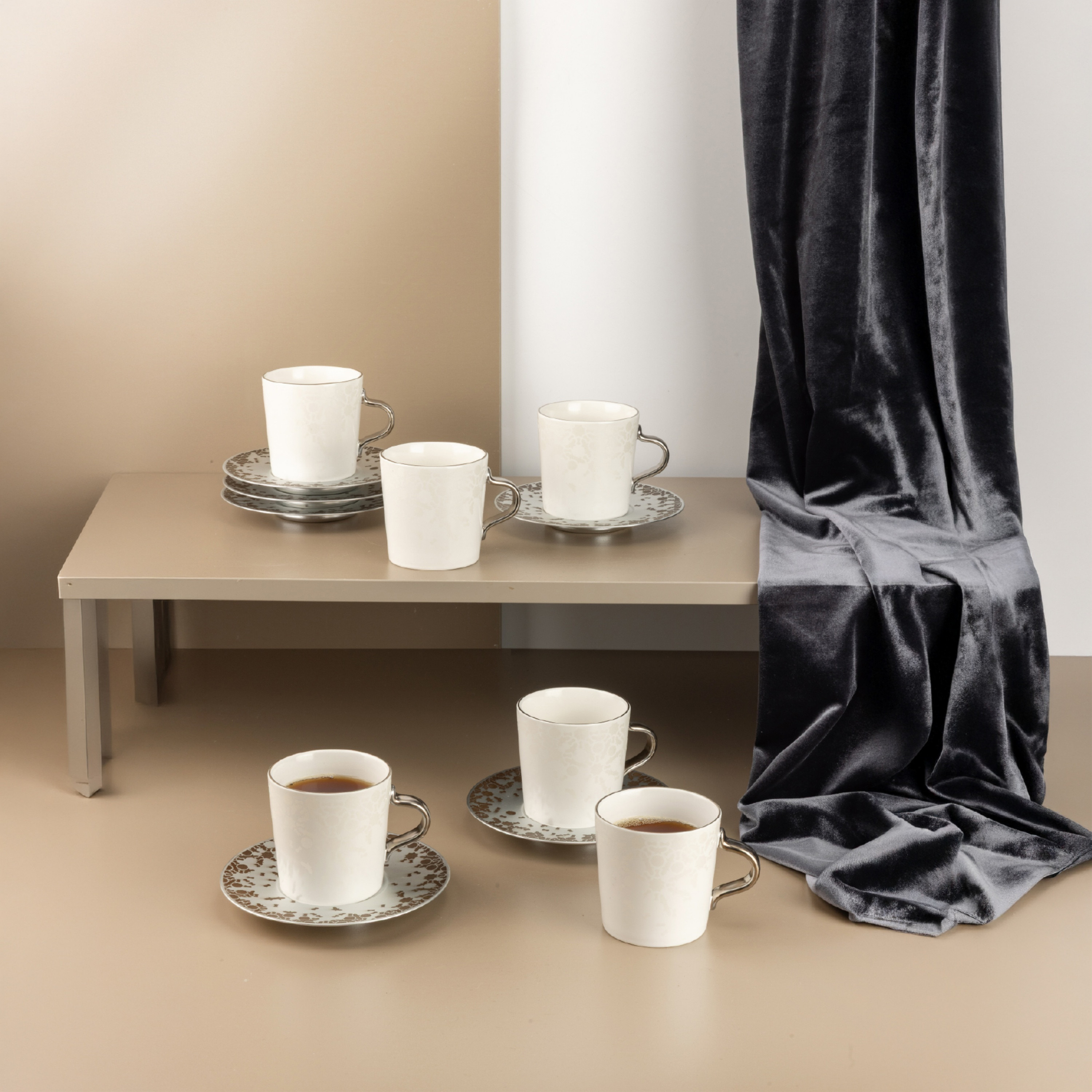 Porcelain Coffee Cup Saucer Set-household-dining-teaandcoffee-teaandcoffeesets-image-4