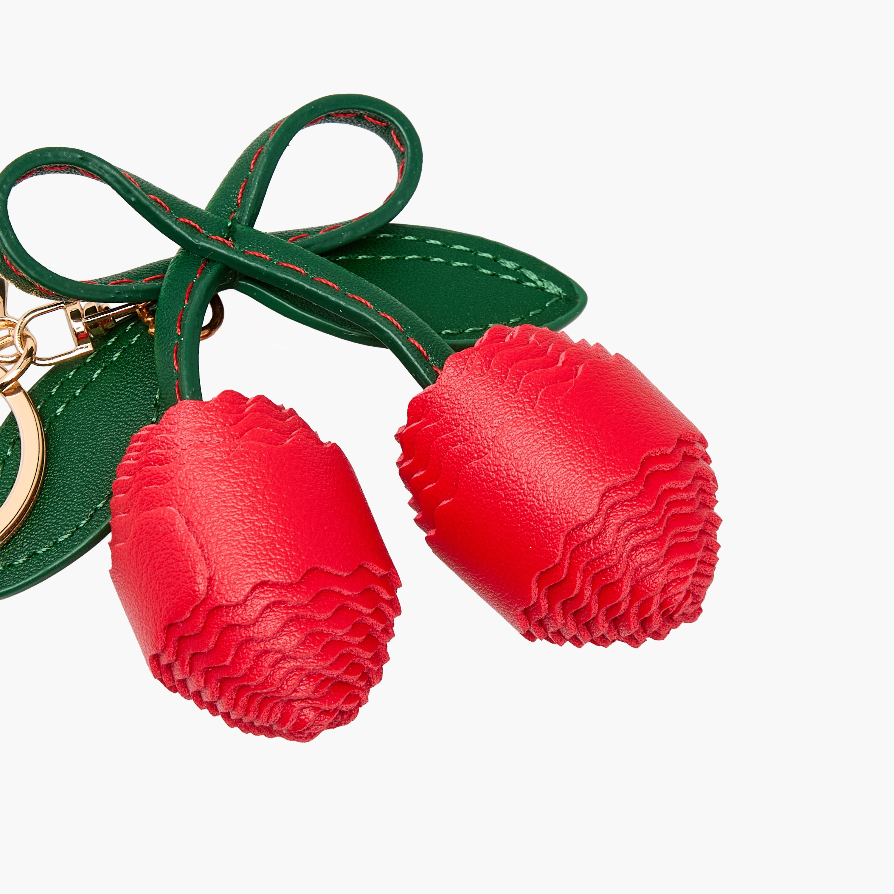 Sasha Cherry Shaped Keychain-girls-accessories-keyringsandbagcharms-image-3