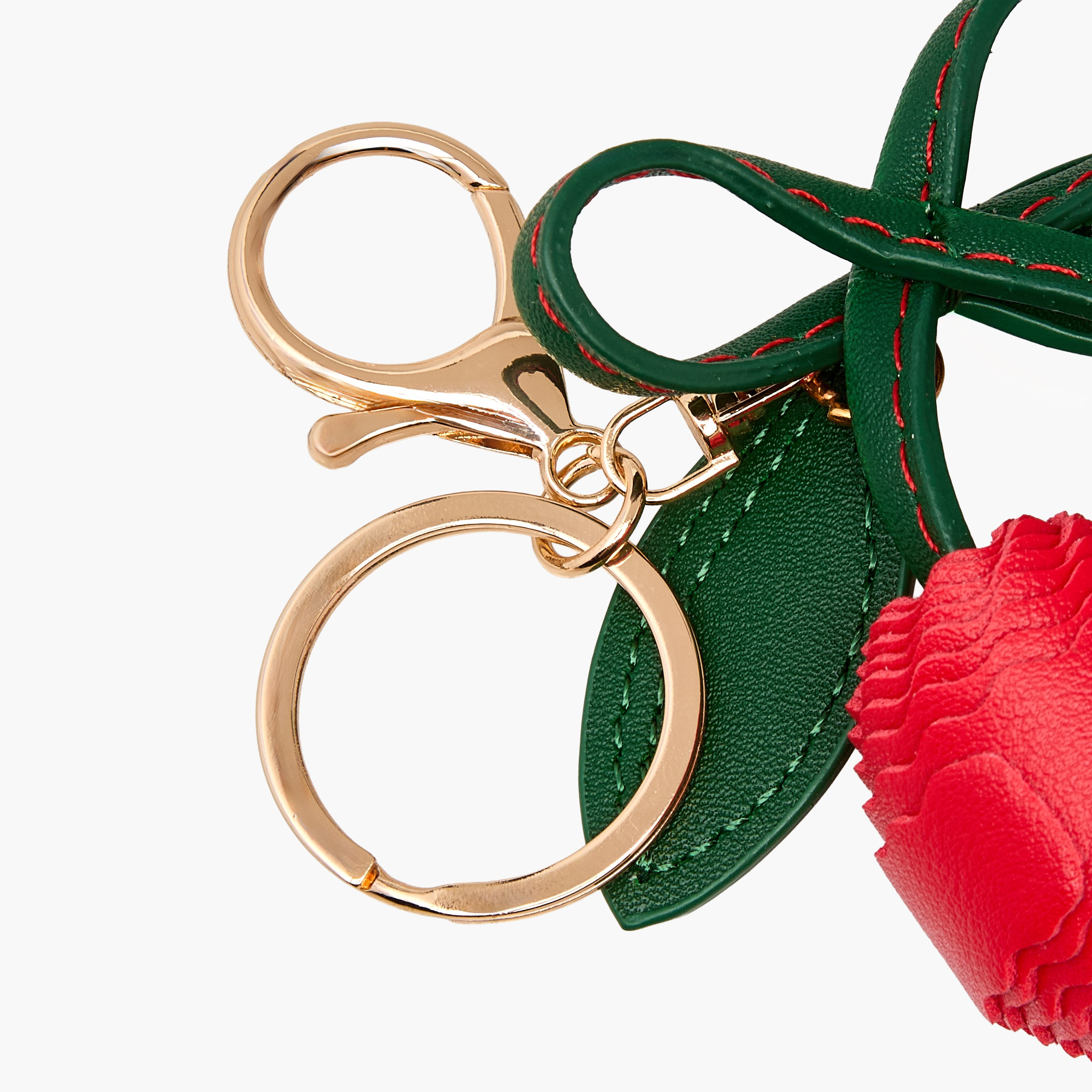 Sasha Cherry Shaped Keychain-girls-accessories-keyringsandbagcharms-image-4