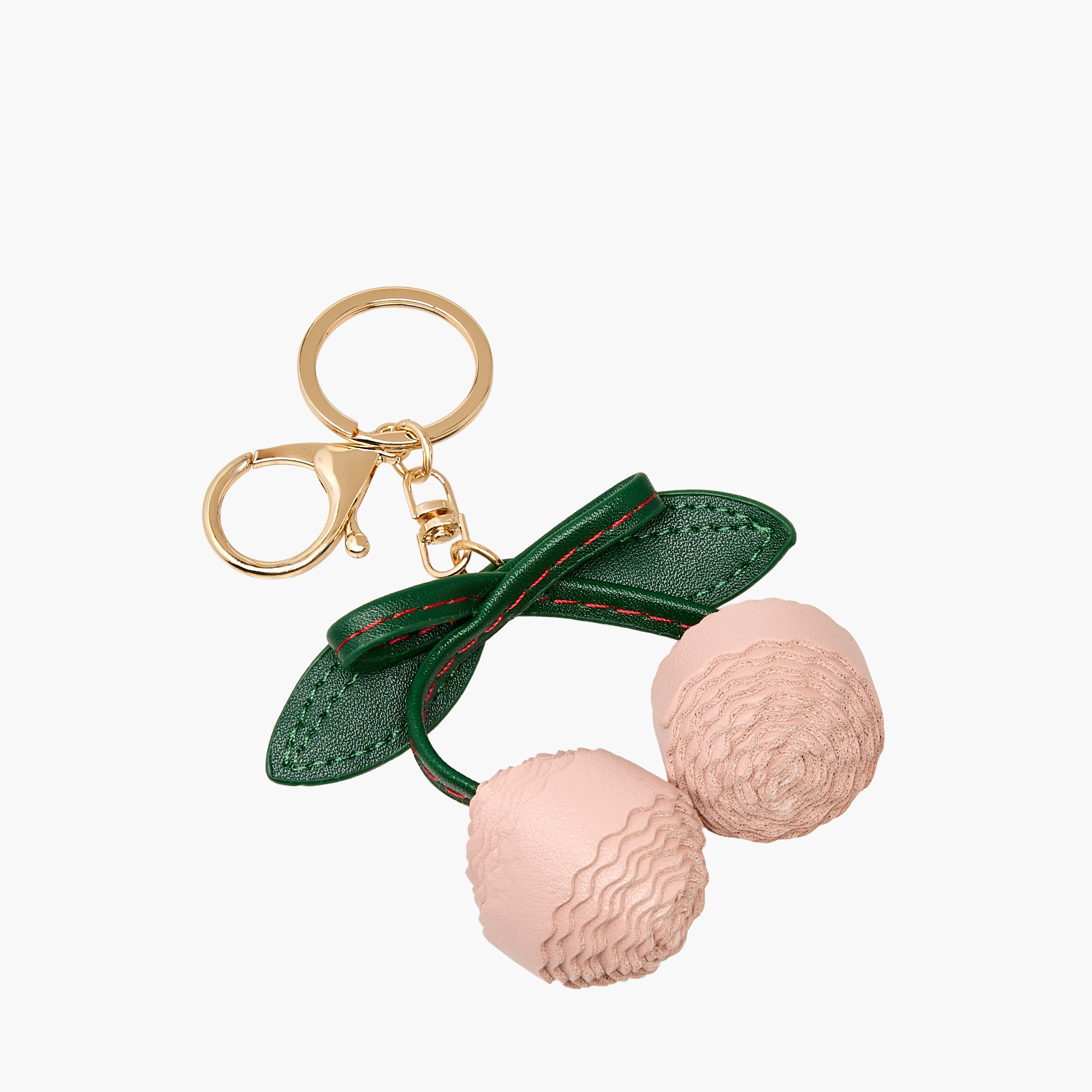 Sasha Cherry Shaped Keychain-girls-accessories-keyringsandbagcharms-image-2