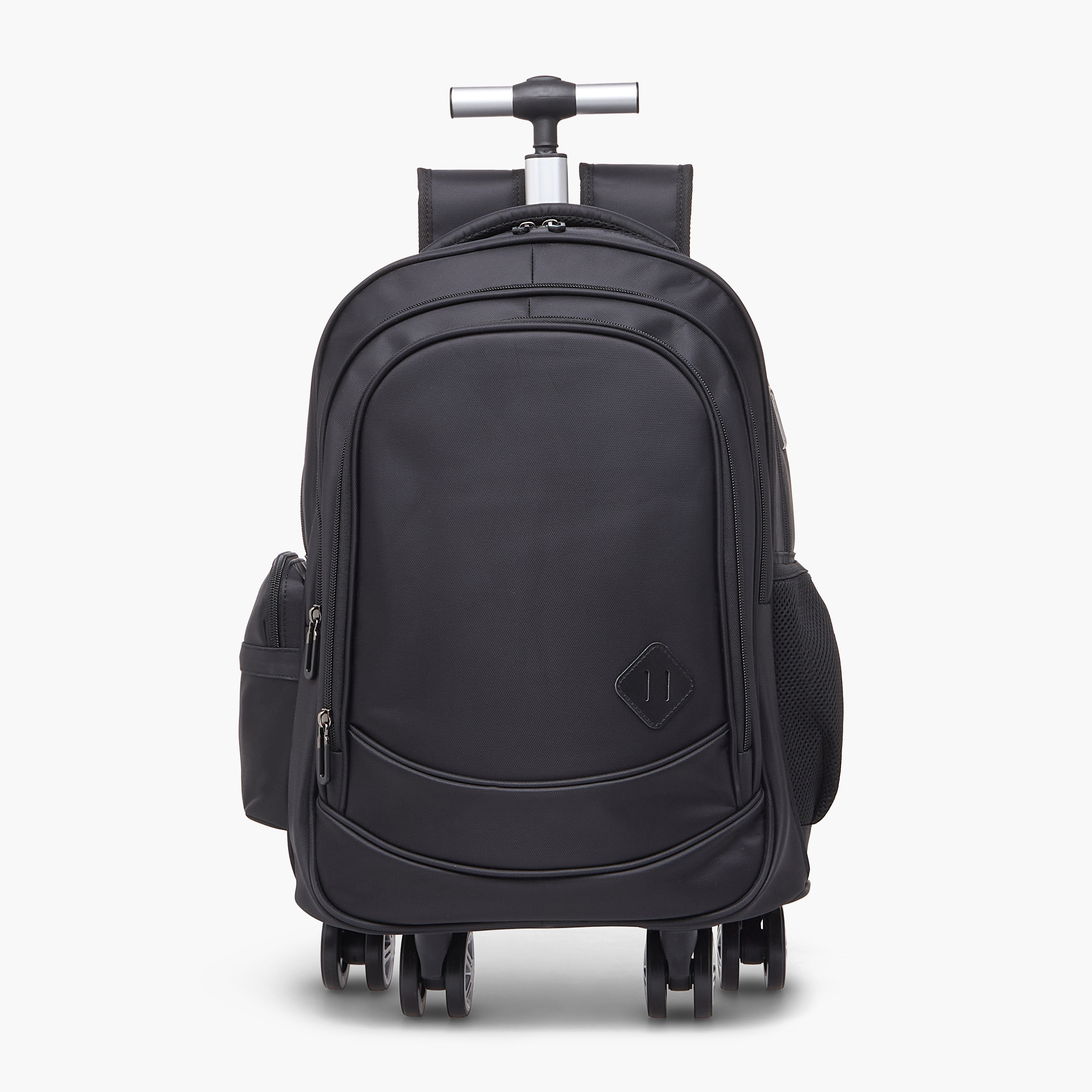 شنطة ترولي سادة بمقبض قابل للسحب للأولاد بعمر 8 -13 سنة - 18.5 بوصة-school-bagsandbackpacks-trolleybags-image-1