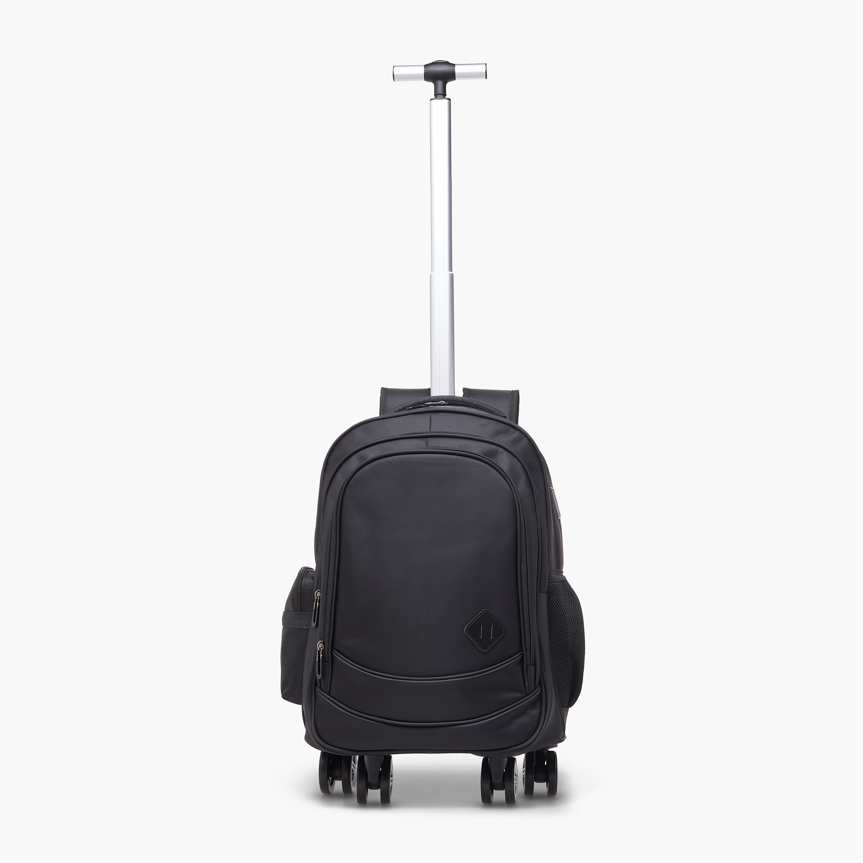 شنطة ترولي سادة بمقبض قابل للسحب للأولاد بعمر 8 -13 سنة - 18.5 بوصة-school-bagsandbackpacks-trolleybags-image-3