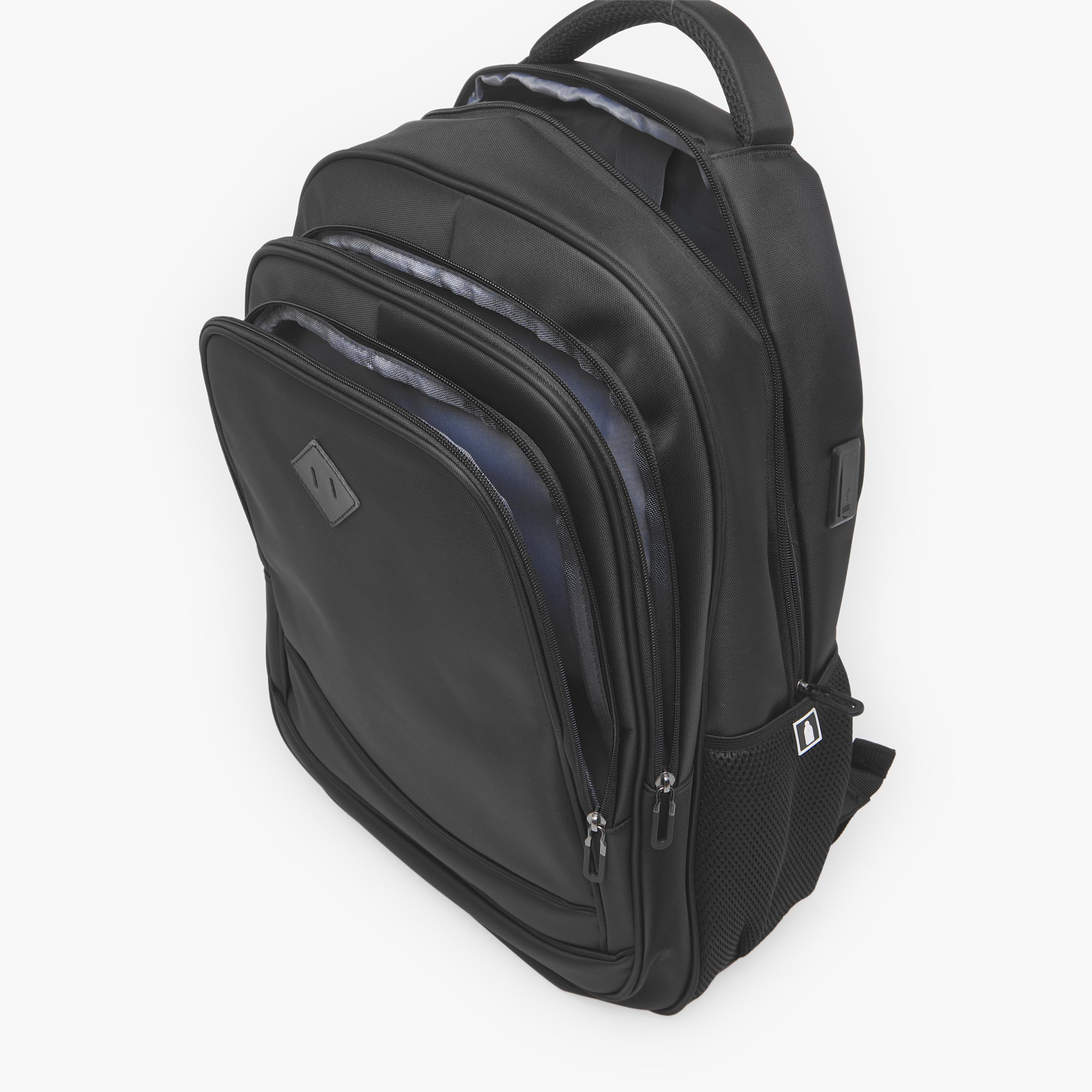 شنطة ظهر سادة بأحزمة مبطنة للأولاد بعمر 8-13سنة - 18.5 بوصة-school-bagsandbackpacks-backpacks-image-10