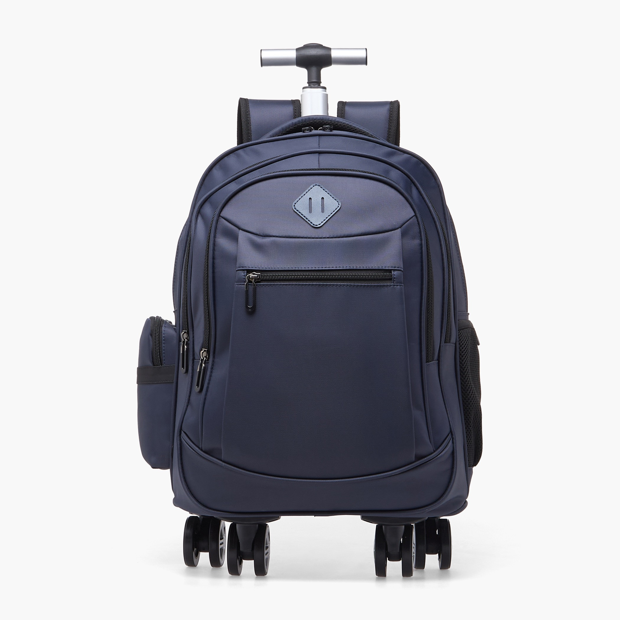 شنطة ظهر ترولي سادة بمقبض قابل للسحب للأولاد بعمر 2-5 سنوات - 18.5 بوصة-school-bagsandbackpacks-trolleybags-image-1