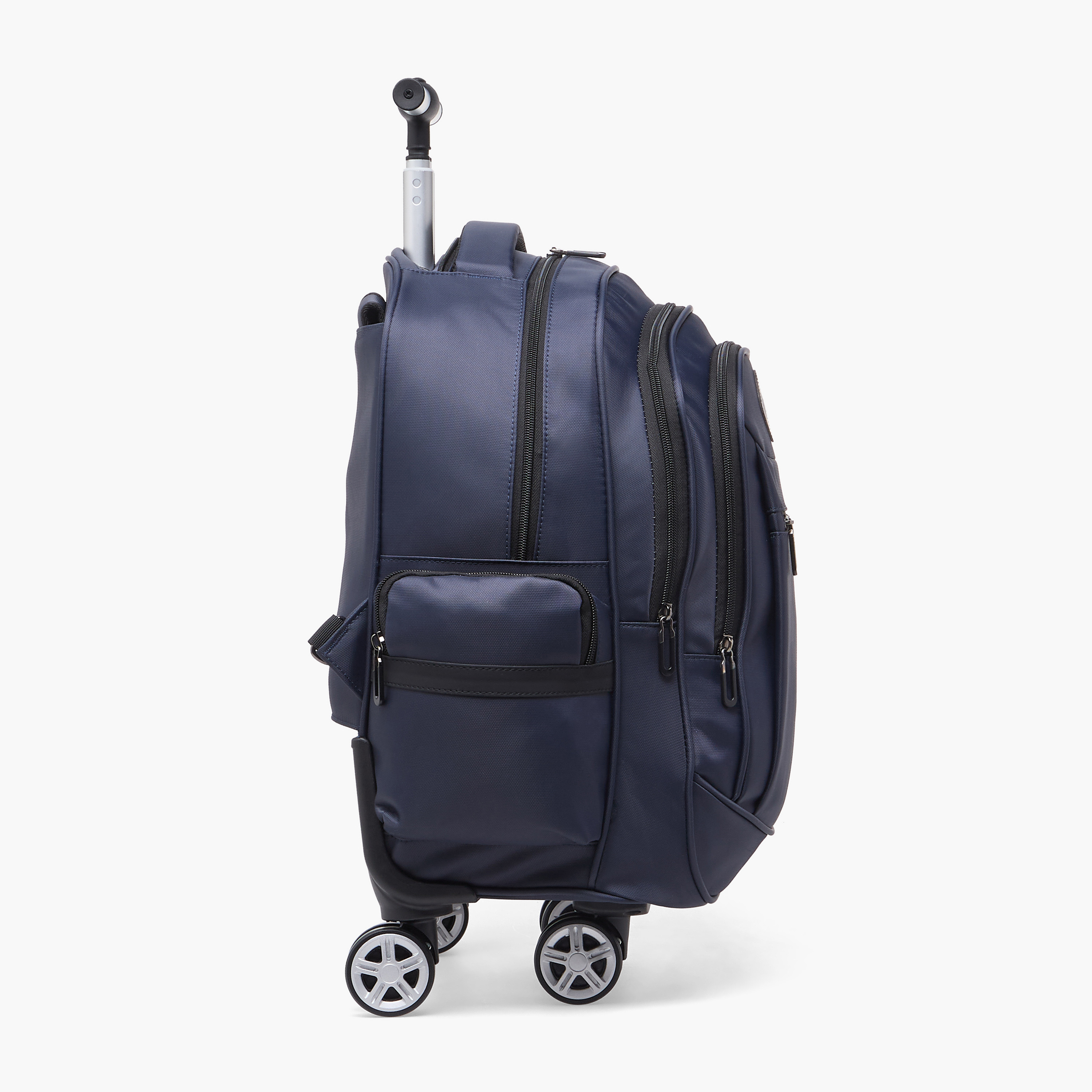 شنطة ظهر ترولي سادة بمقبض قابل للسحب للأولاد بعمر 2-5 سنوات - 18.5 بوصة-school-bagsandbackpacks-trolleybags-image-11