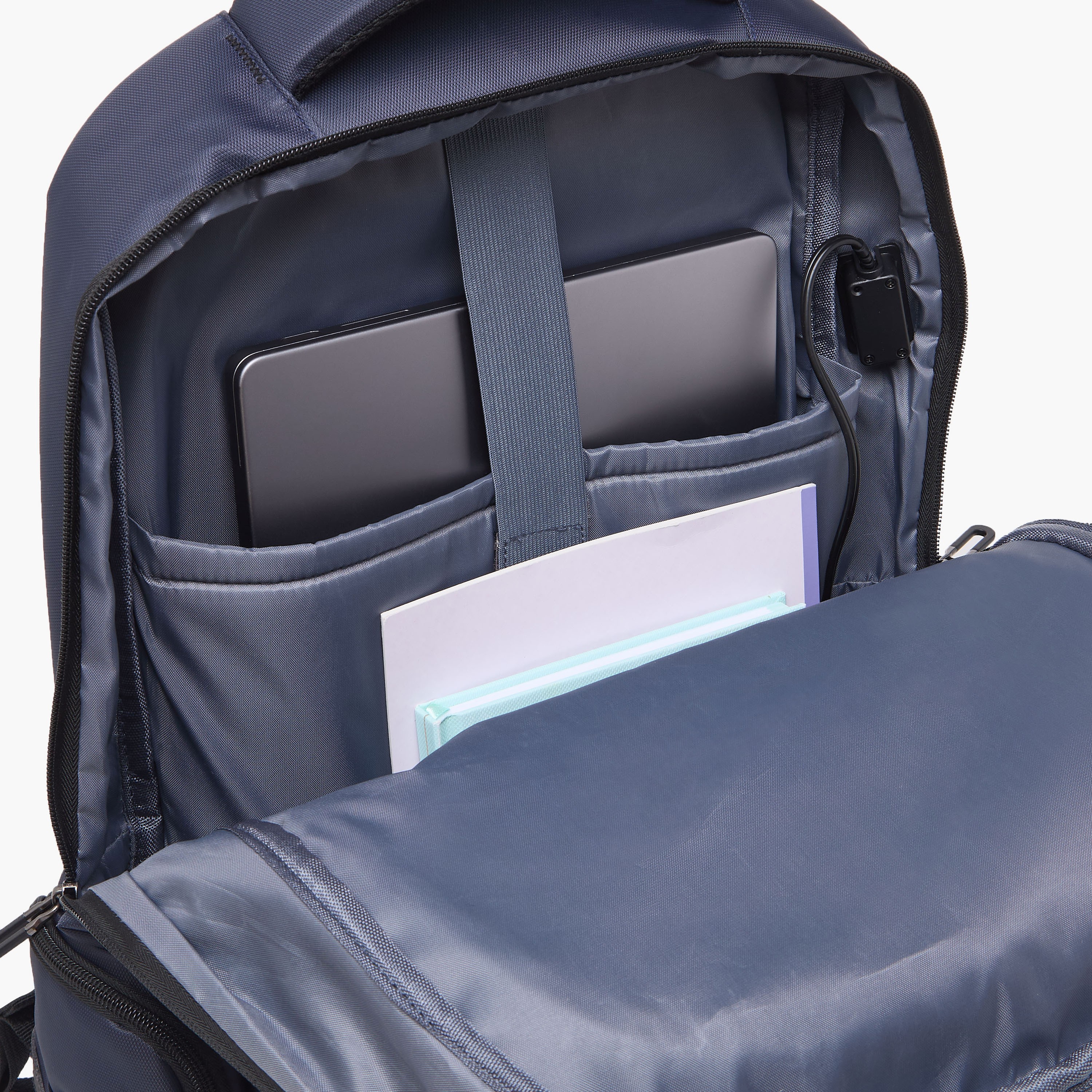 شنطة ظهر سادة للأولاد من 8 إلى 13 سنة بحمّالات مبطنة - 18 بوصة-school-bagsandbackpacks-backpacks-image-6