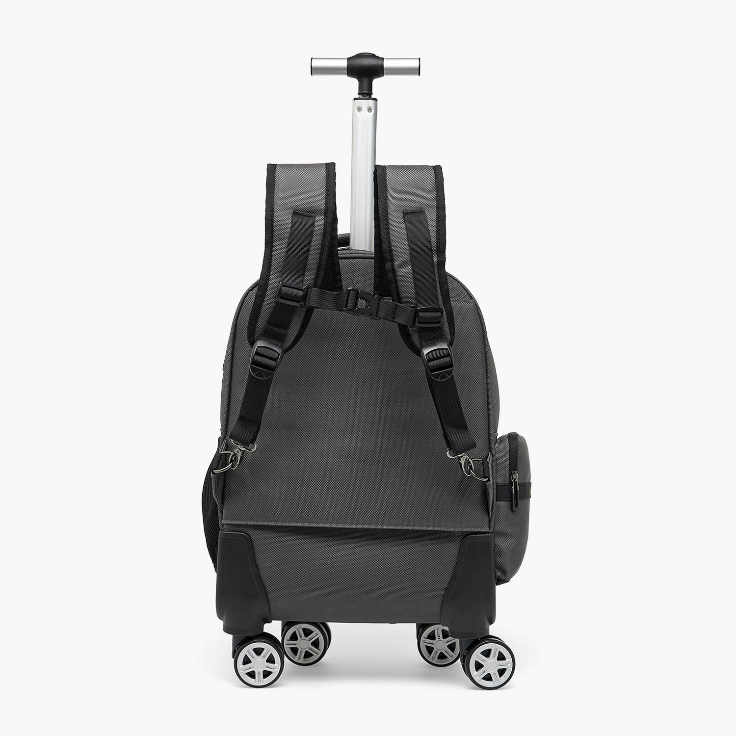 شنطة ظهر ترولي سادة للأولاد 8-13 سنة مع مقبض قابل للسحب - 18 بوصة-school-bagsandbackpacks-trolleybags-image-10