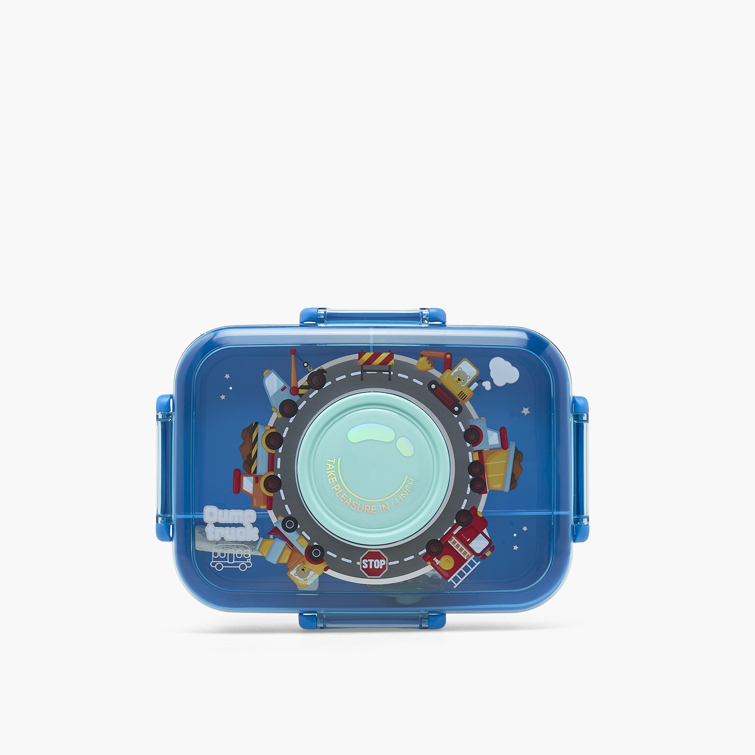 صندوق غداء بطبعة مركبات للبنات مع 4 تقسيمات-school-lunchessentials-lunchboxes-image-3