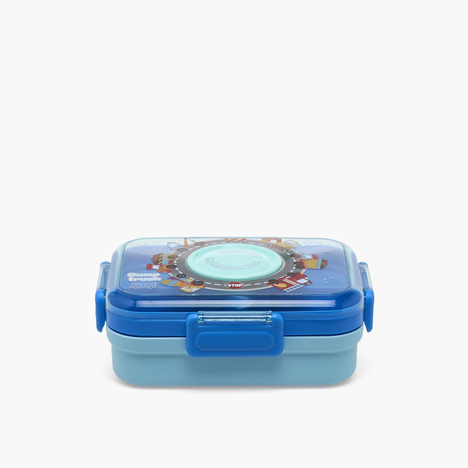 صندوق غداء بطبعة مركبات للبنات مع 4 تقسيمات-school-lunchessentials-lunchboxes-image-4