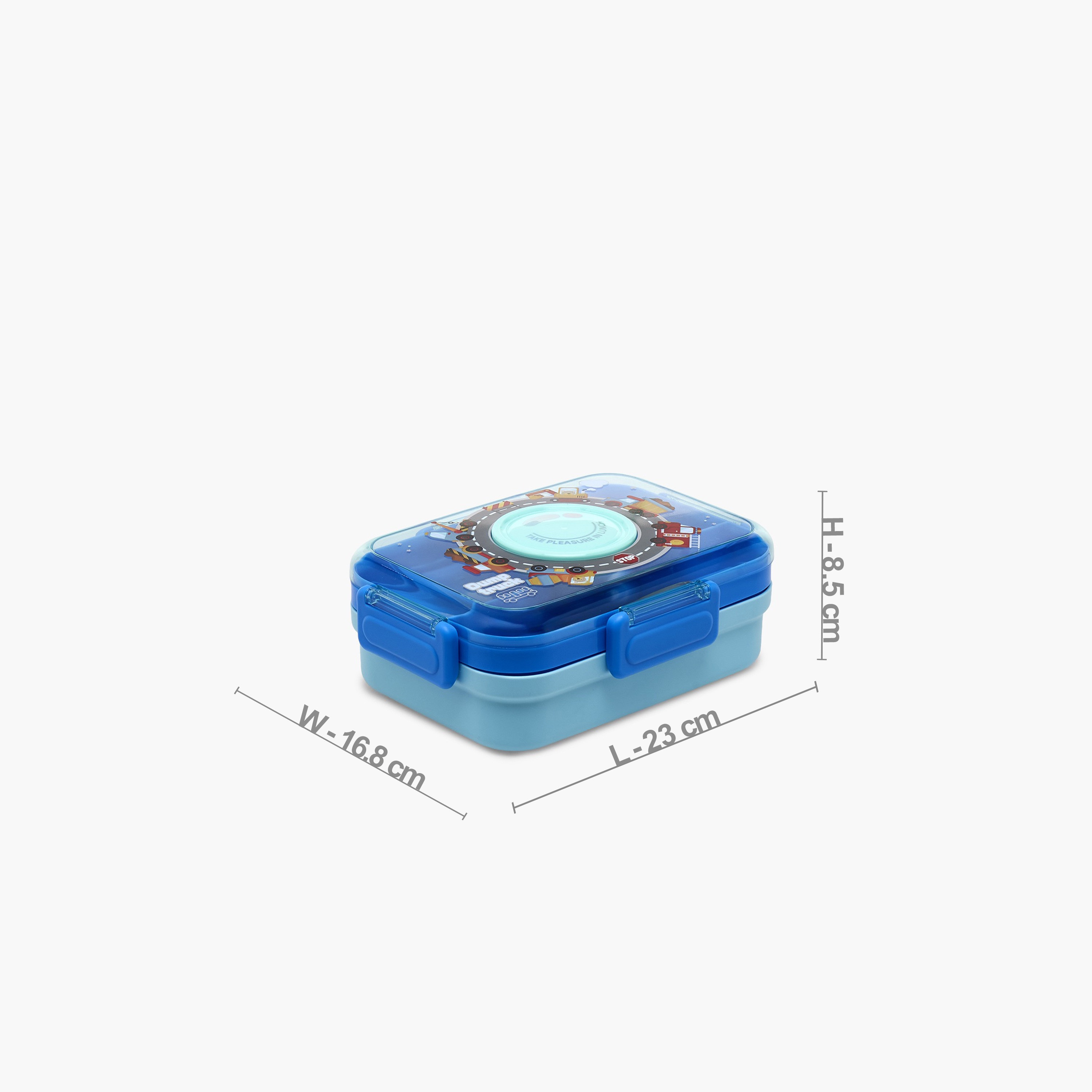صندوق غداء بطبعة مركبات للبنات مع 4 تقسيمات-school-lunchessentials-lunchboxes-image-8