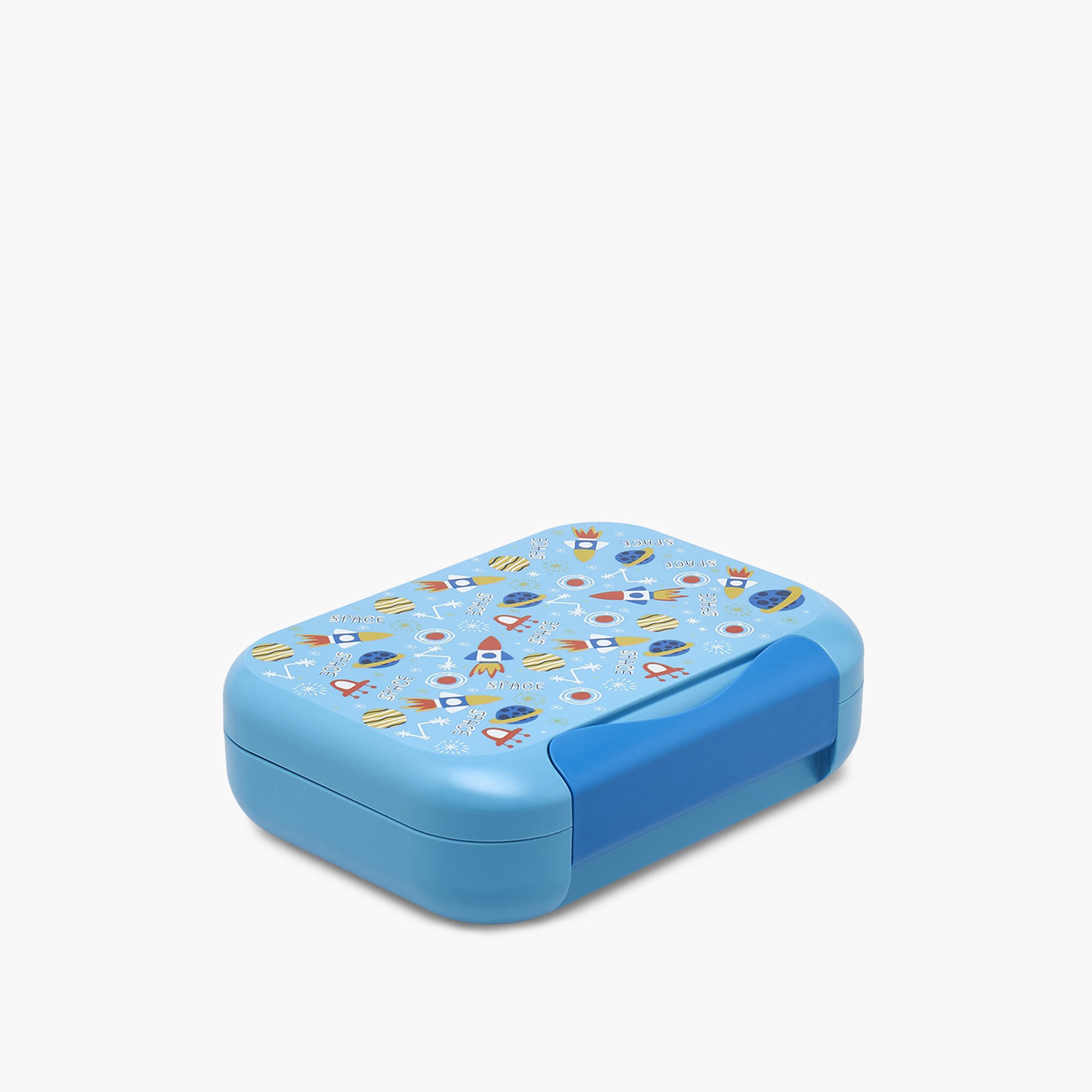 Space Print Bento Lunch Box for Kids with Compartments - 1.2 L-school-lunchessentials-lunchboxes-image-1