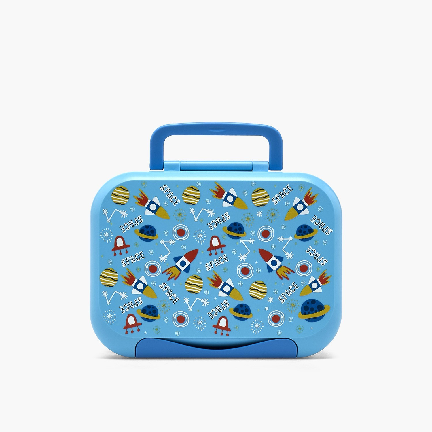 Space Print Bento Lunch Box for Kids with Compartments - 1.2 L-school-lunchessentials-lunchboxes-image-4