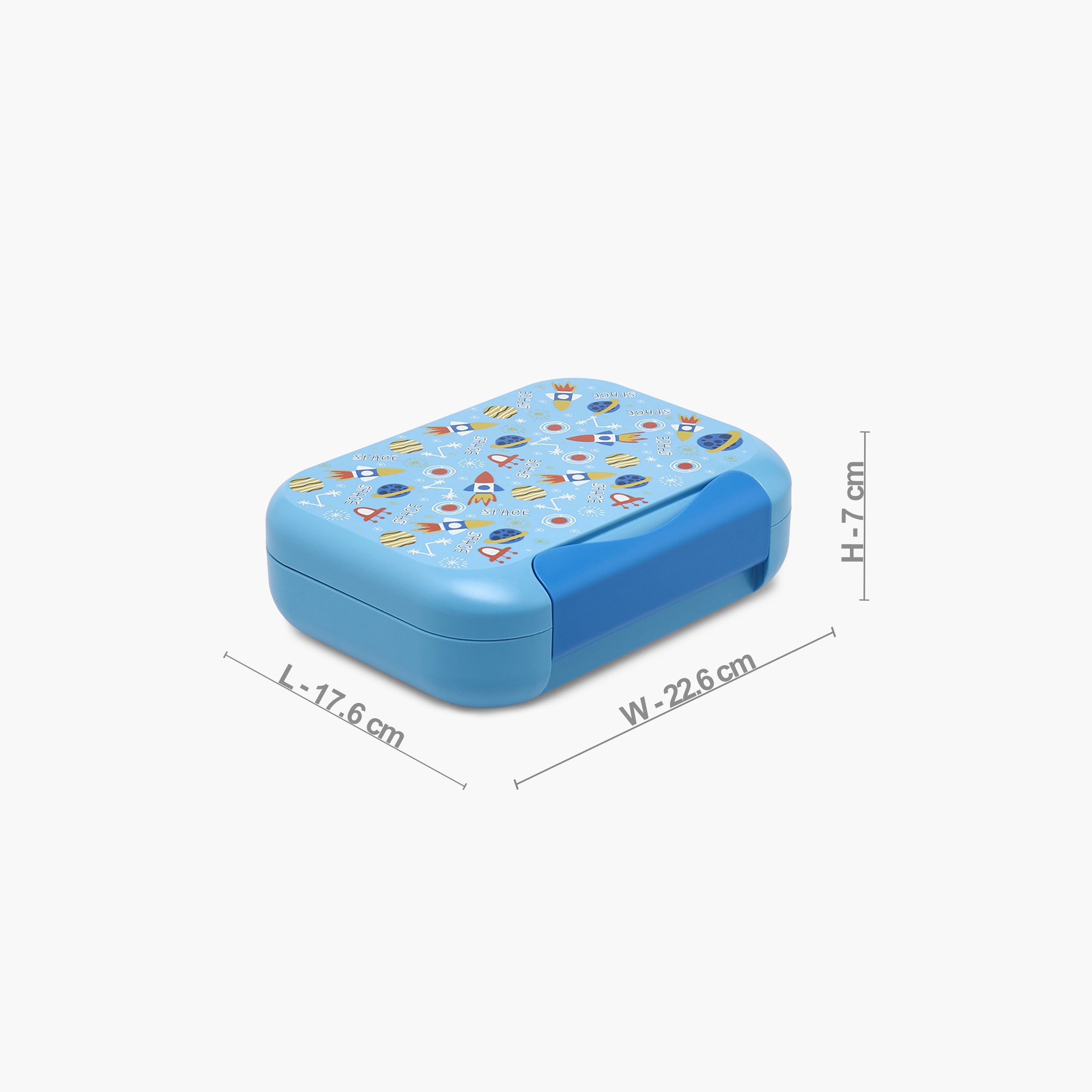 Space Print Bento Lunch Box for Kids with Compartments - 1.2 L-school-lunchessentials-lunchboxes-image-9